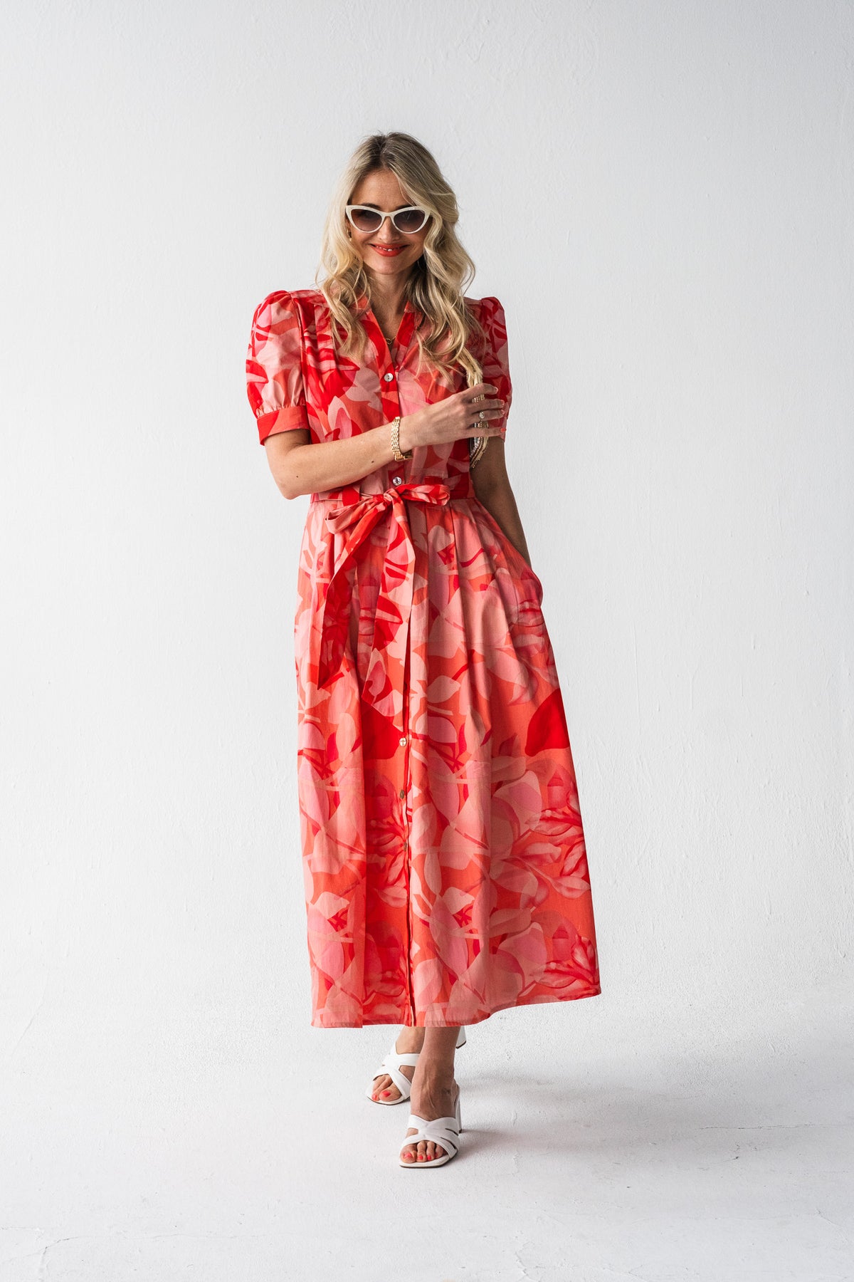 Garden Dress - Coral Shades