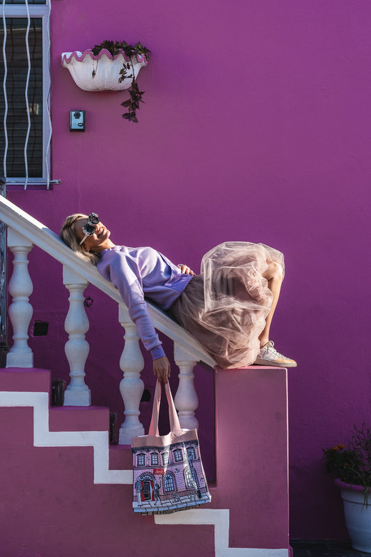 Bubble Mesh Skirt - Dusty Rose