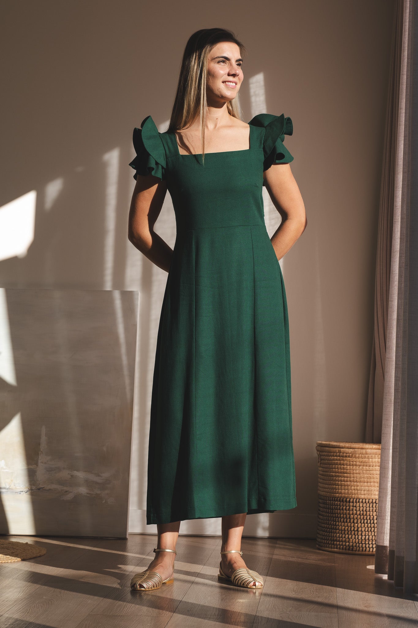 Inspiration Dress - Forest Green