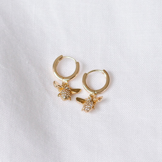 Bee Charm Hoop