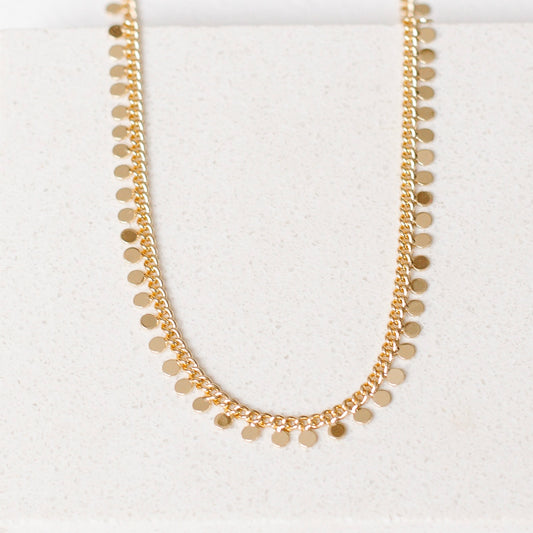 Bohemian Disc Necklace