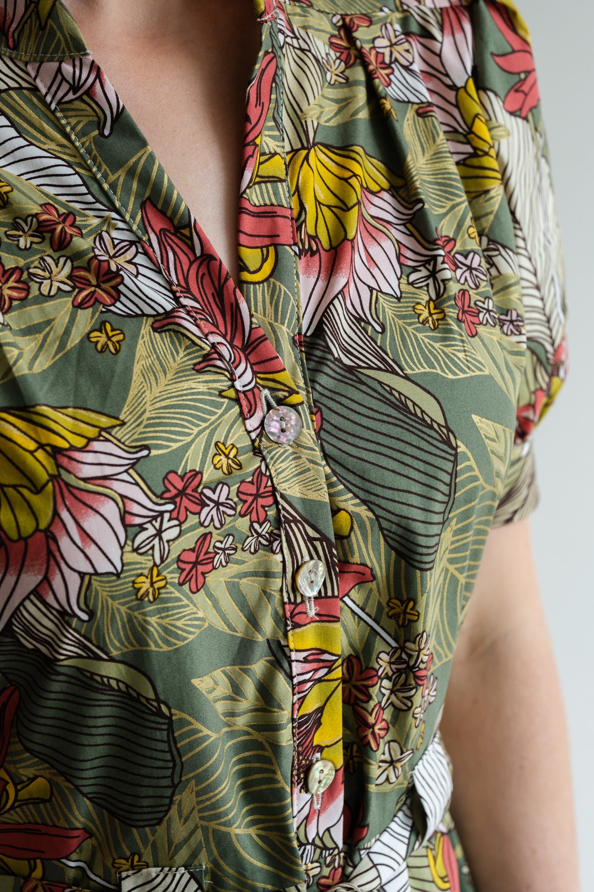Garden Dress - Fynbos Green