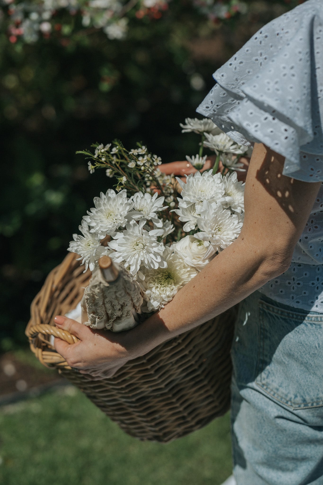Sweet Anglaise Blouse - White