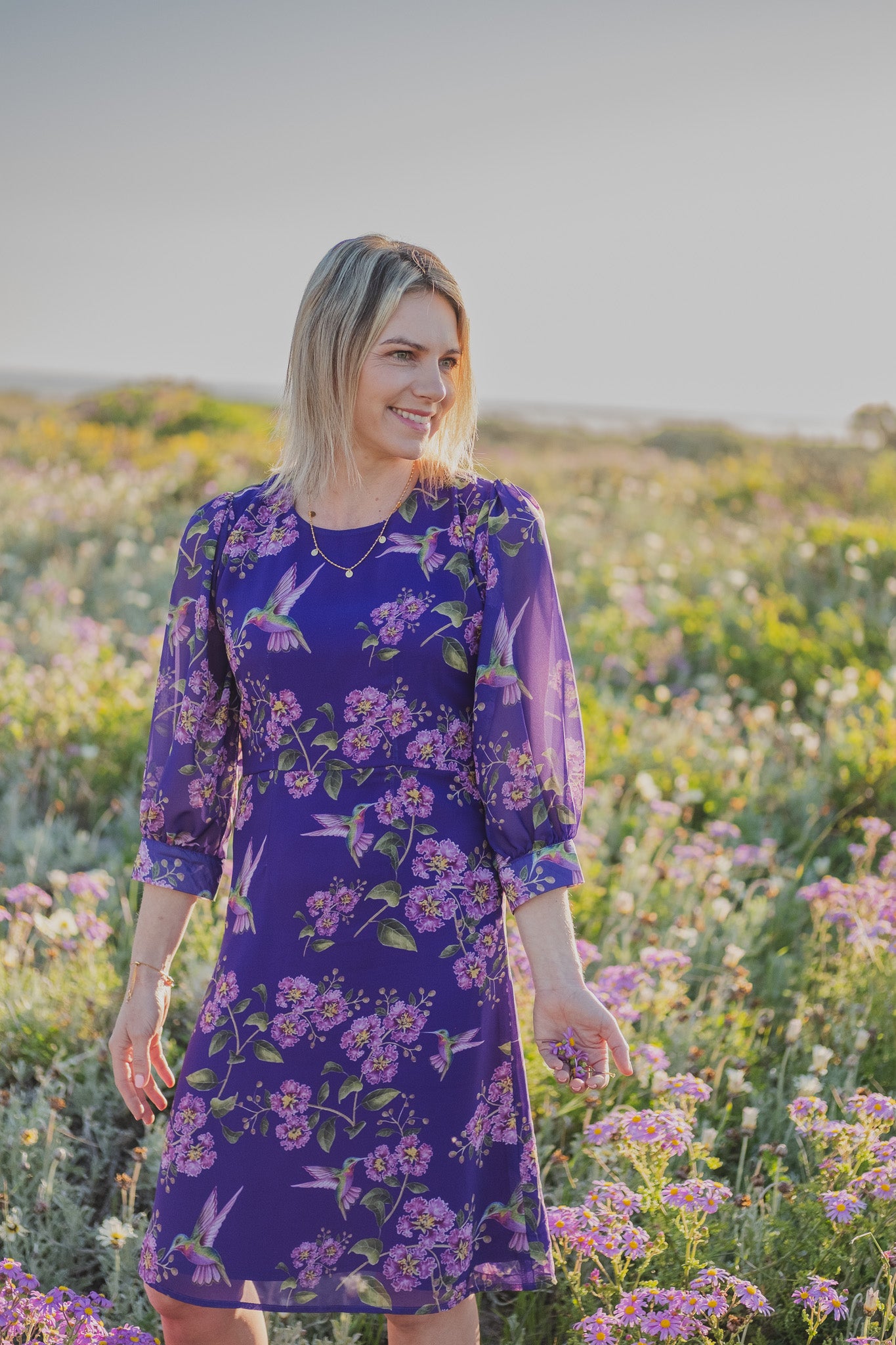 To-be-Free Hummingbird dress - Kelly Higgs Collab