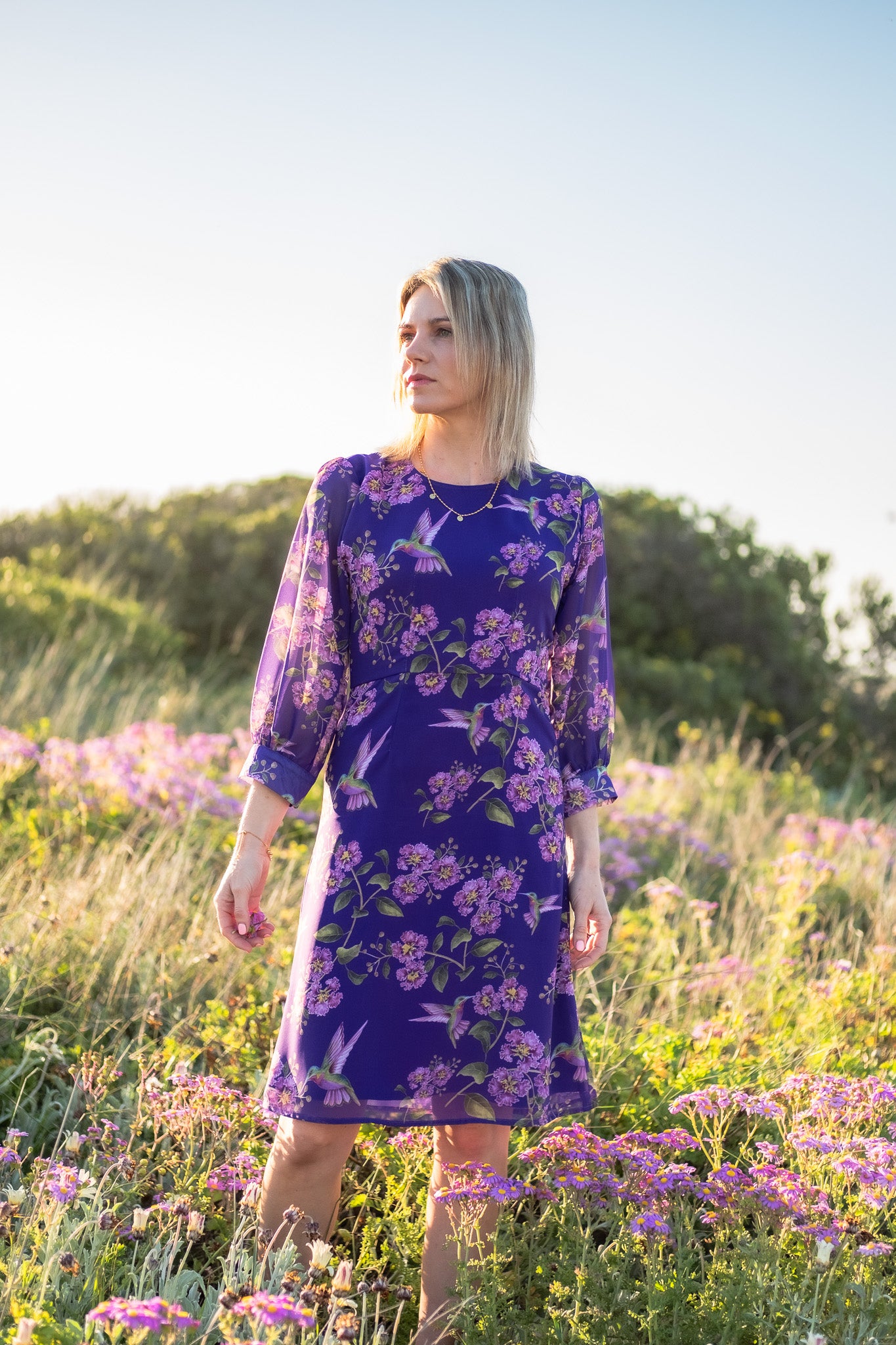 To-be-Free Hummingbird dress - Kelly Higgs Collab