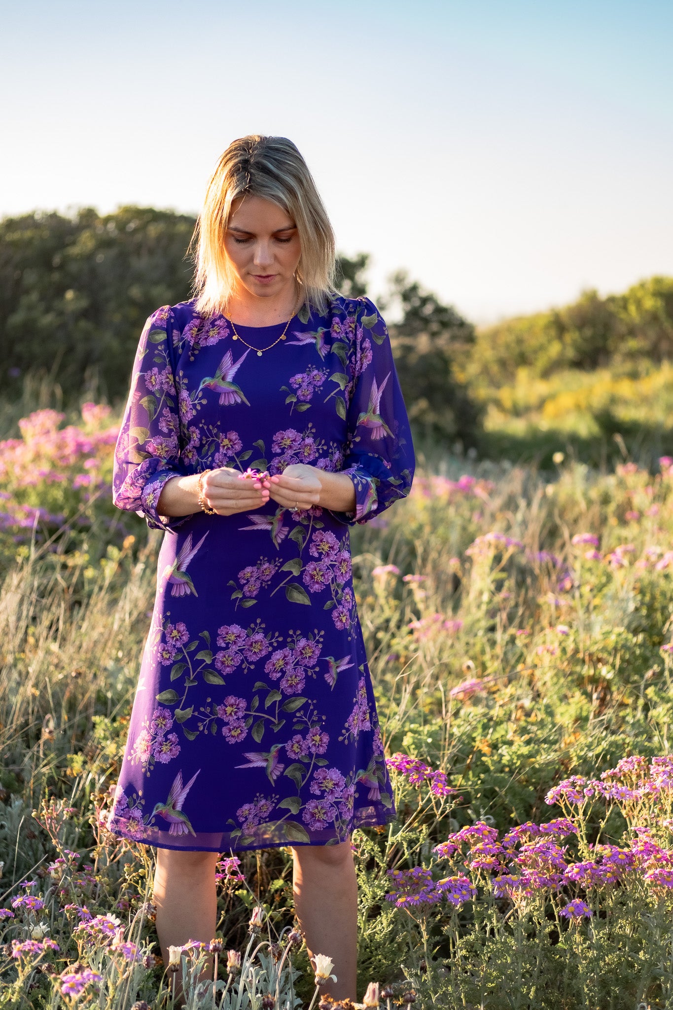To-be-Free Hummingbird dress - Kelly Higgs Collab