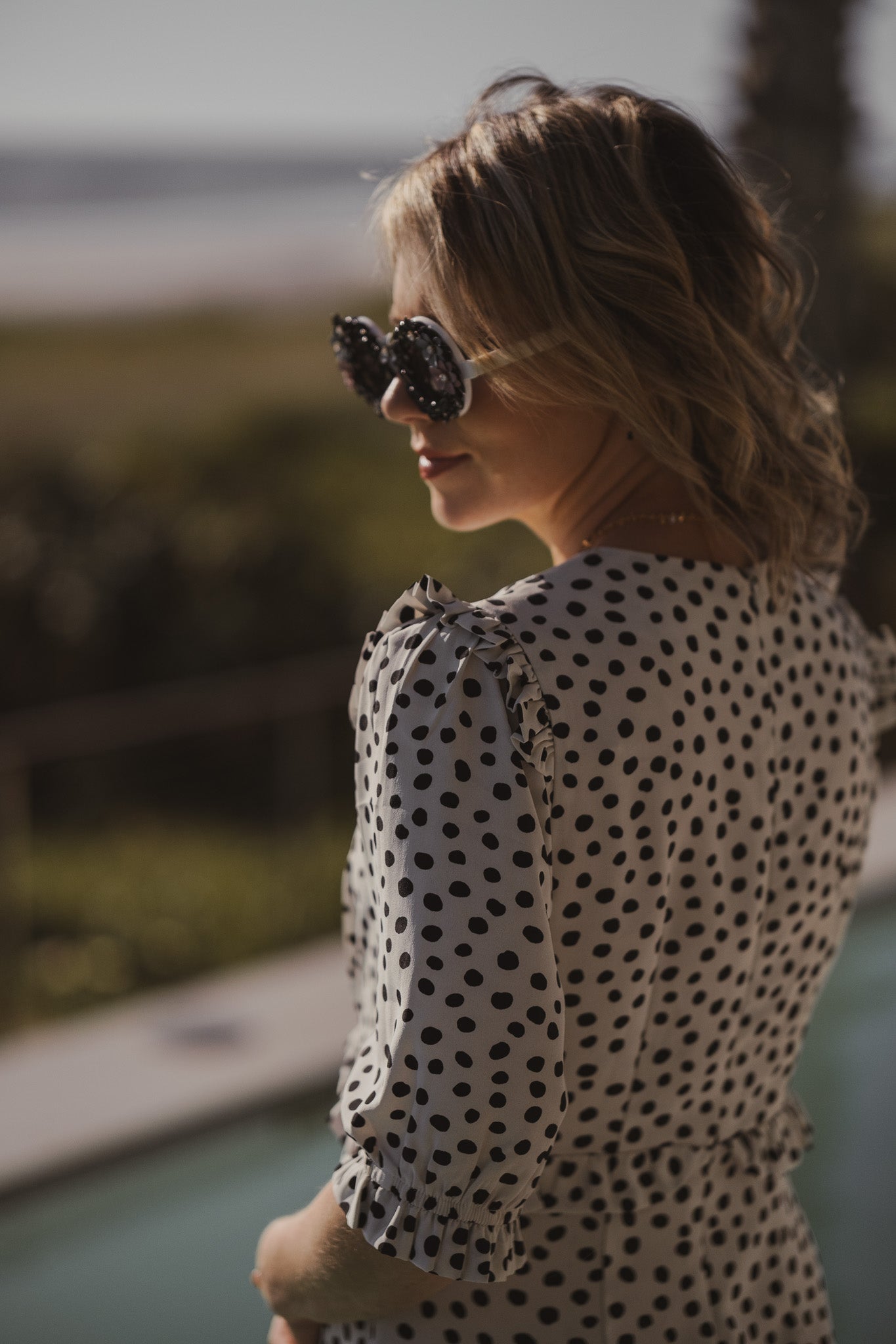 Tea Dress Black & White