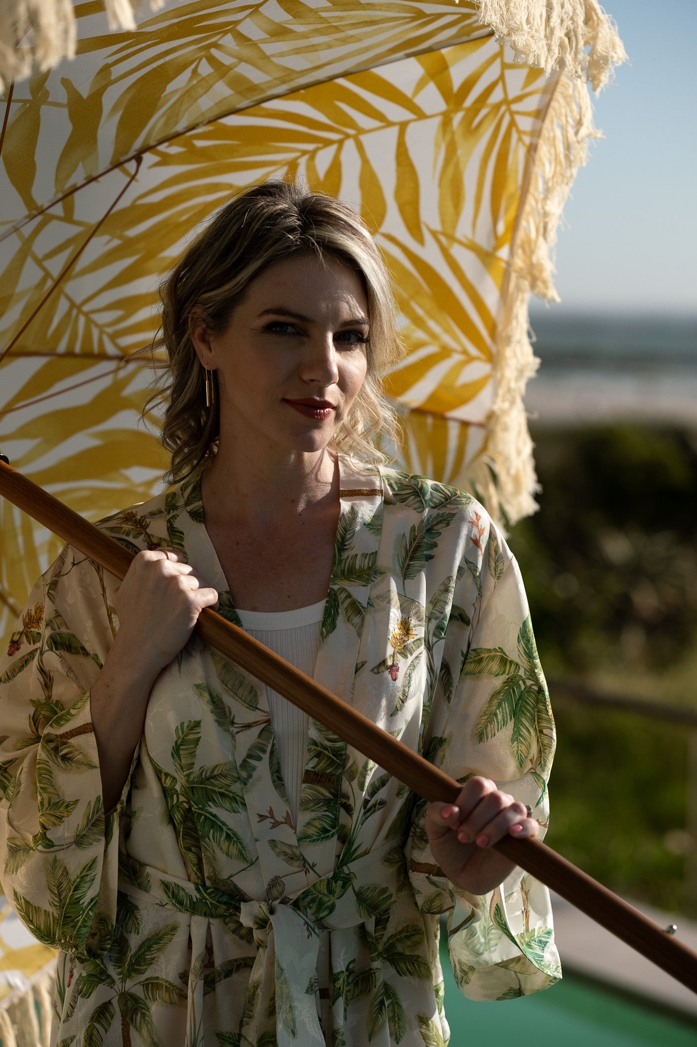 Be-Kind Kimono - Green Viscose