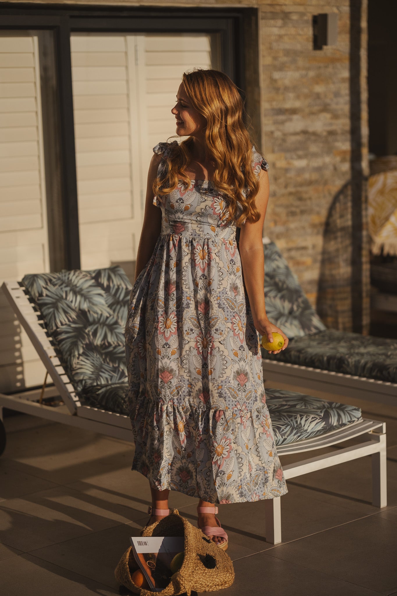 Flow Maxi Dress - Blue