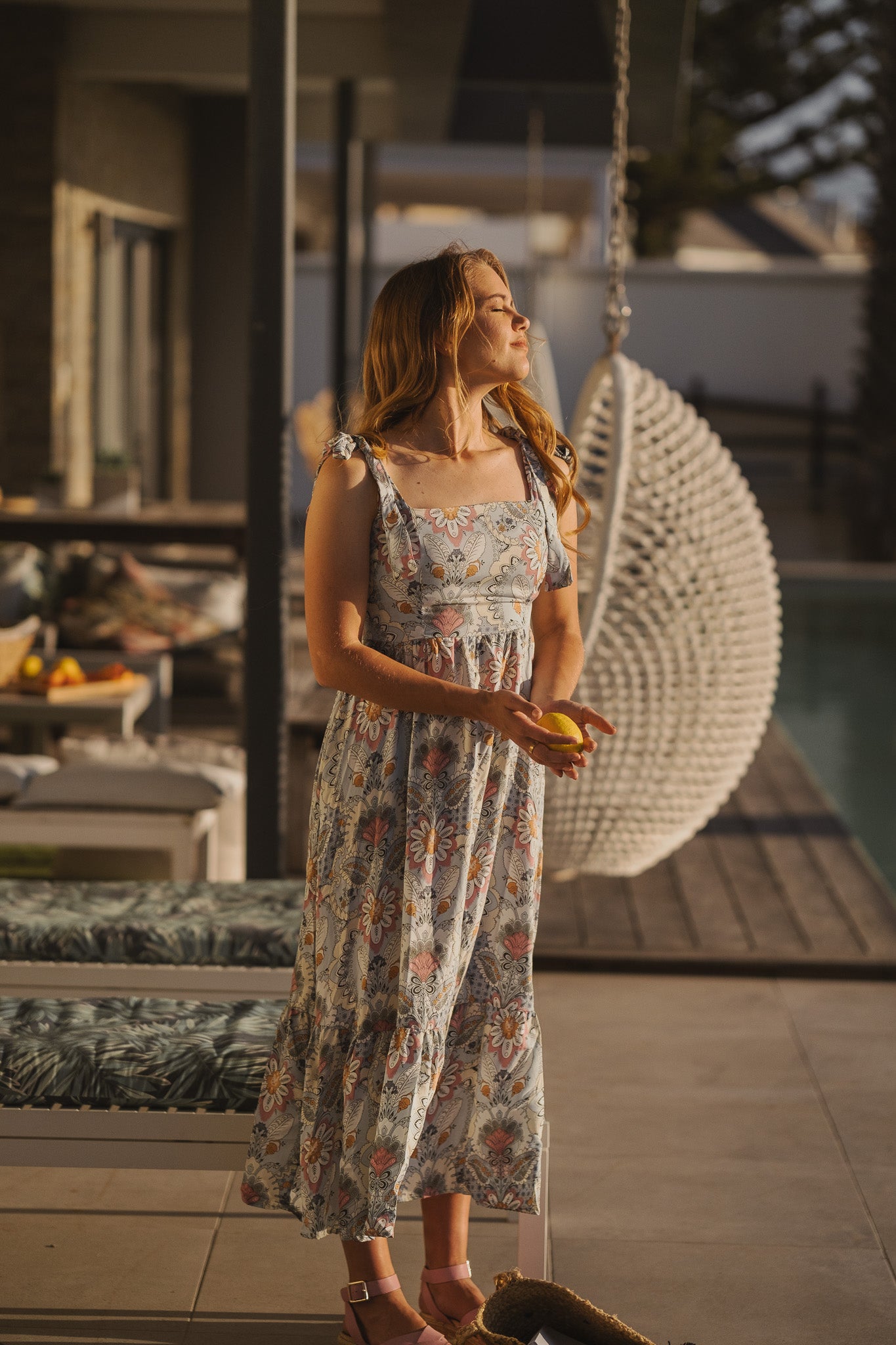 Flow Maxi Dress - Blue