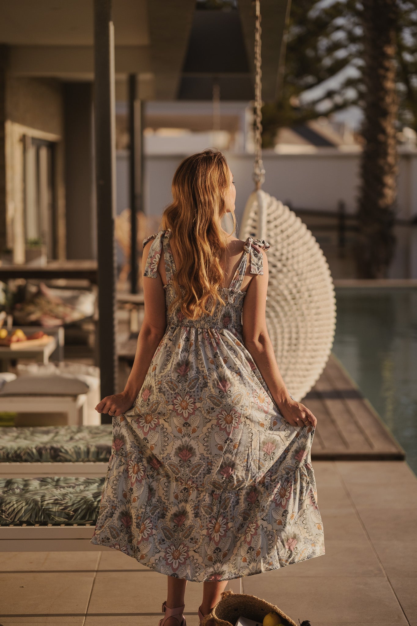 Flow Maxi Dress - Blue