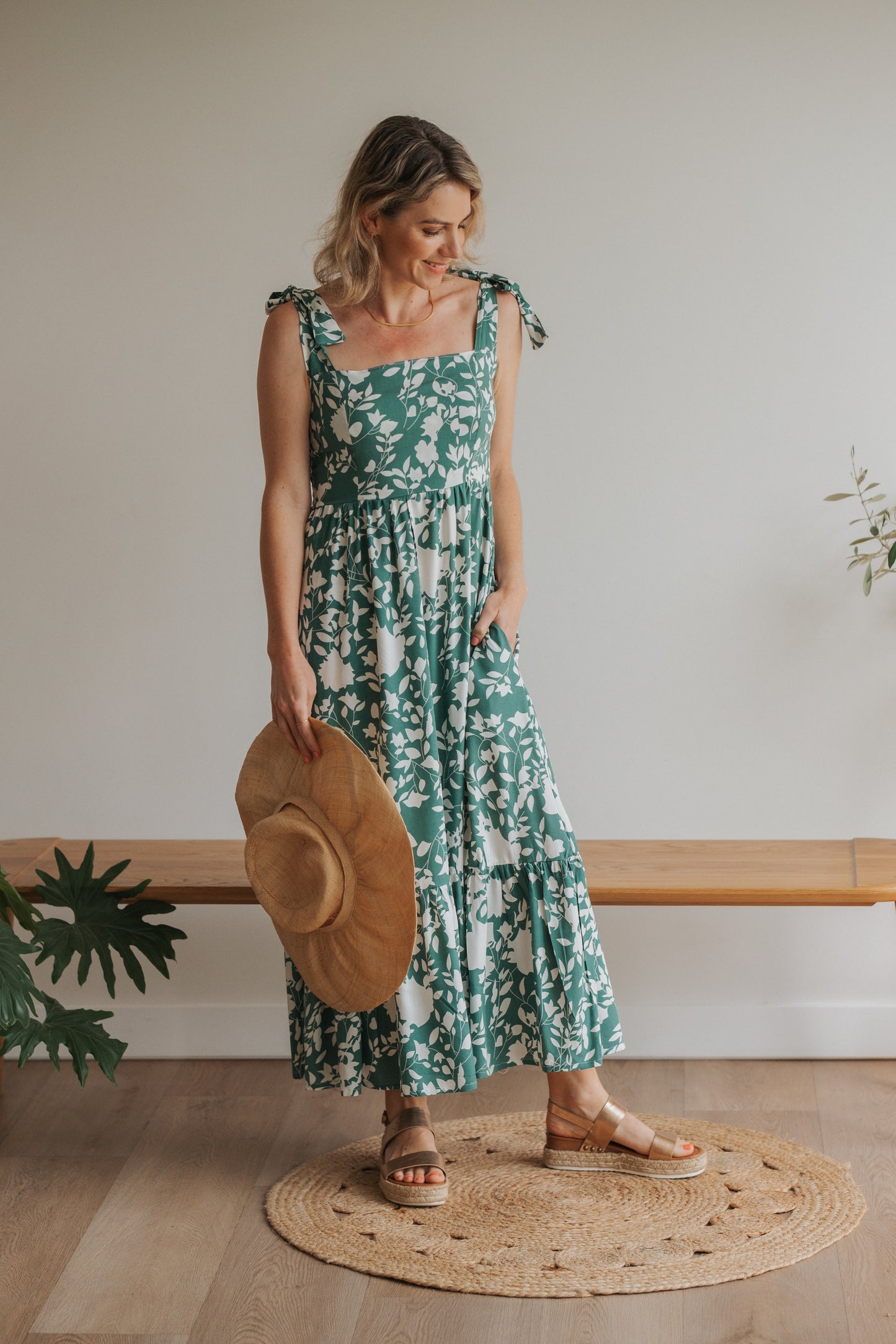 Flow Maxi Dress - Green