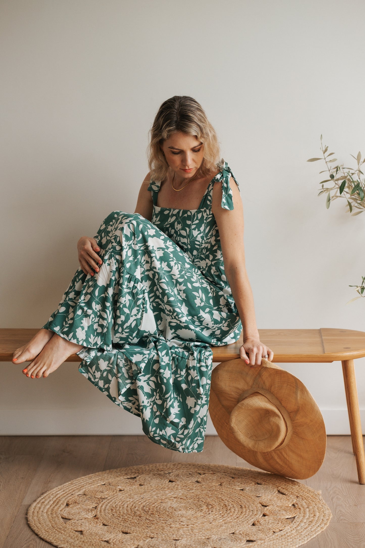 Flow Maxi Dress - Green