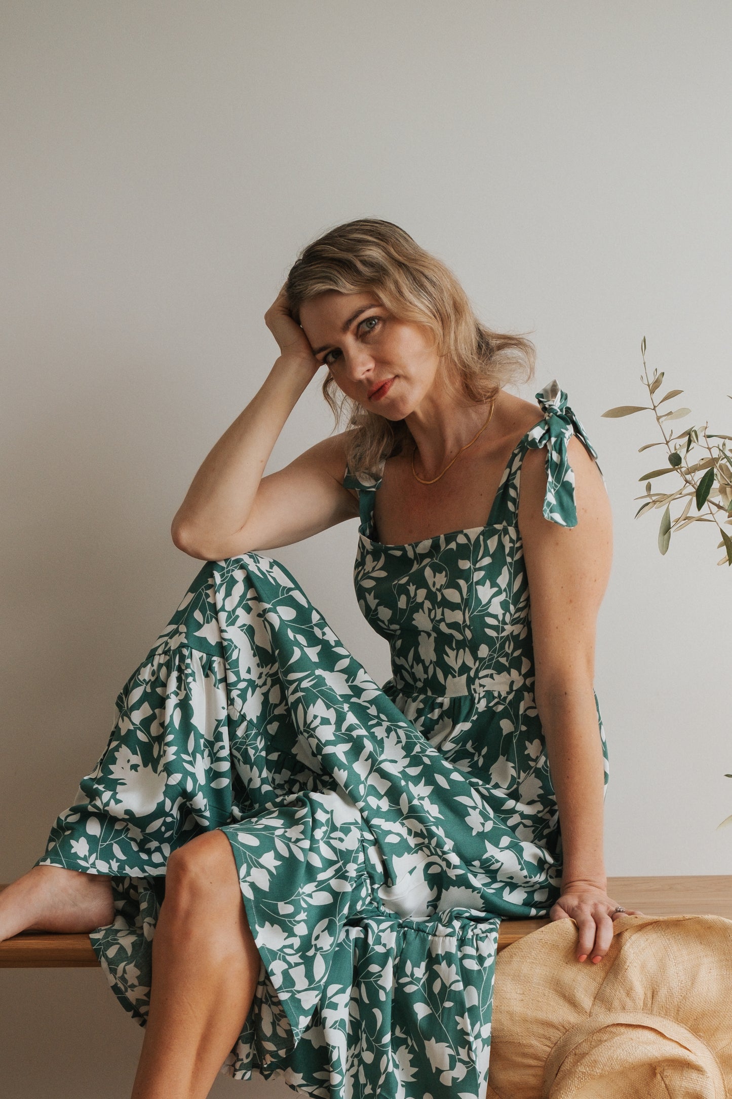 Flow Maxi Dress - Green