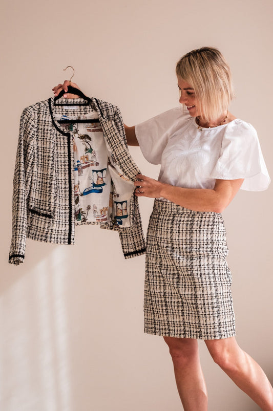 Bespoke Bouclé Grace Skirt - Pre-order