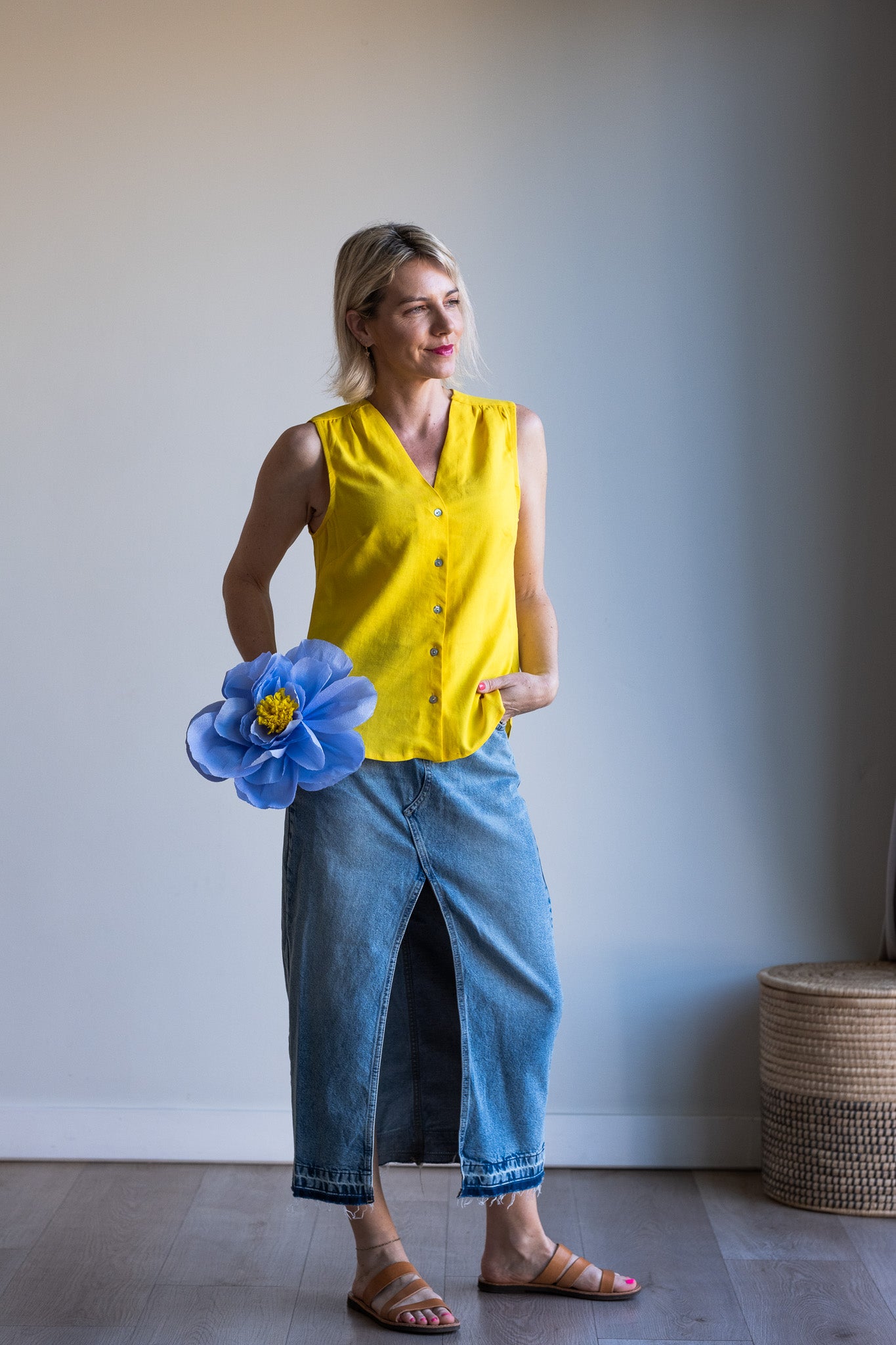 Joy Waistcoat - Sunshine Yellow