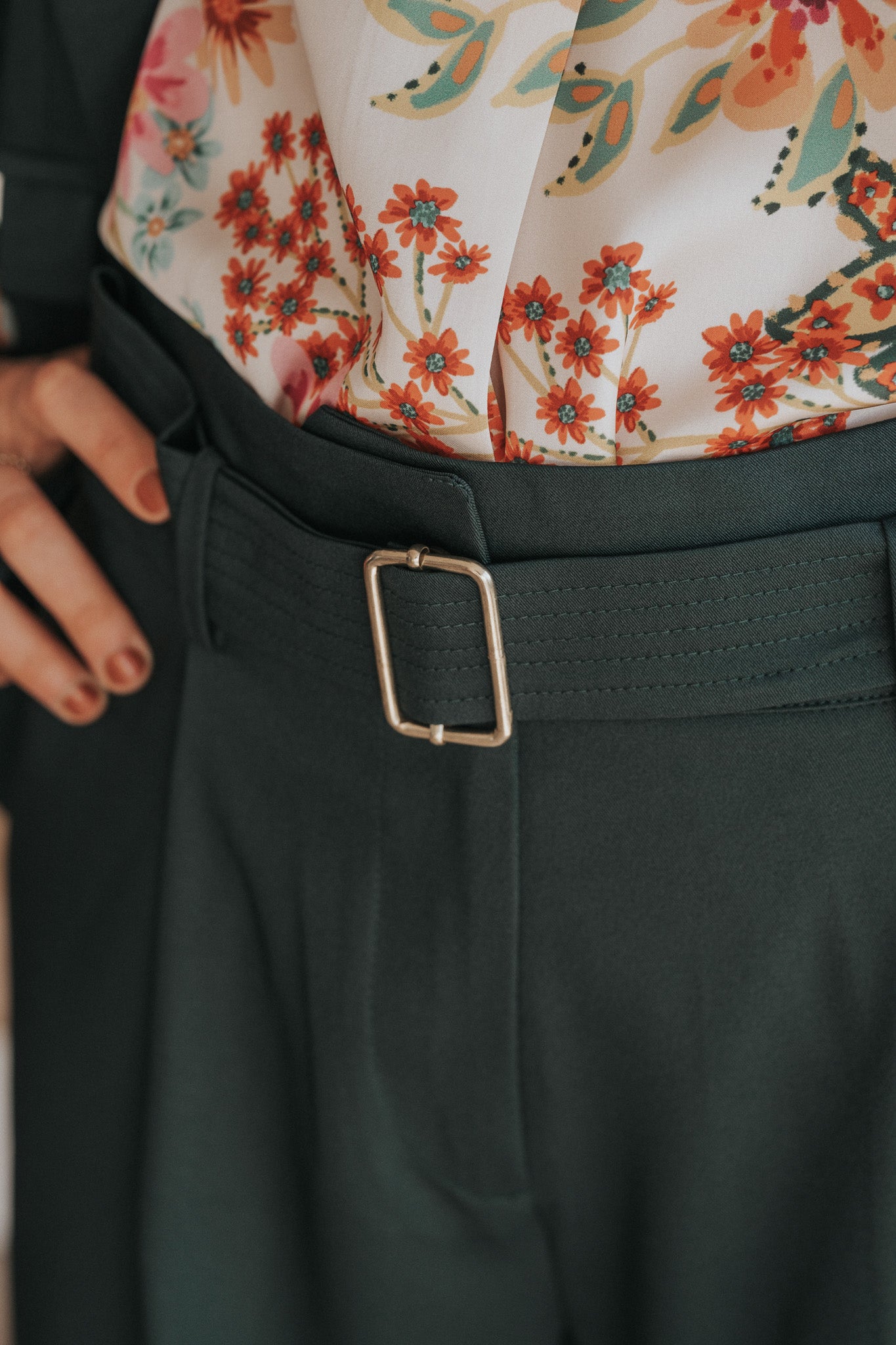 Salomé Suit Pant - Green