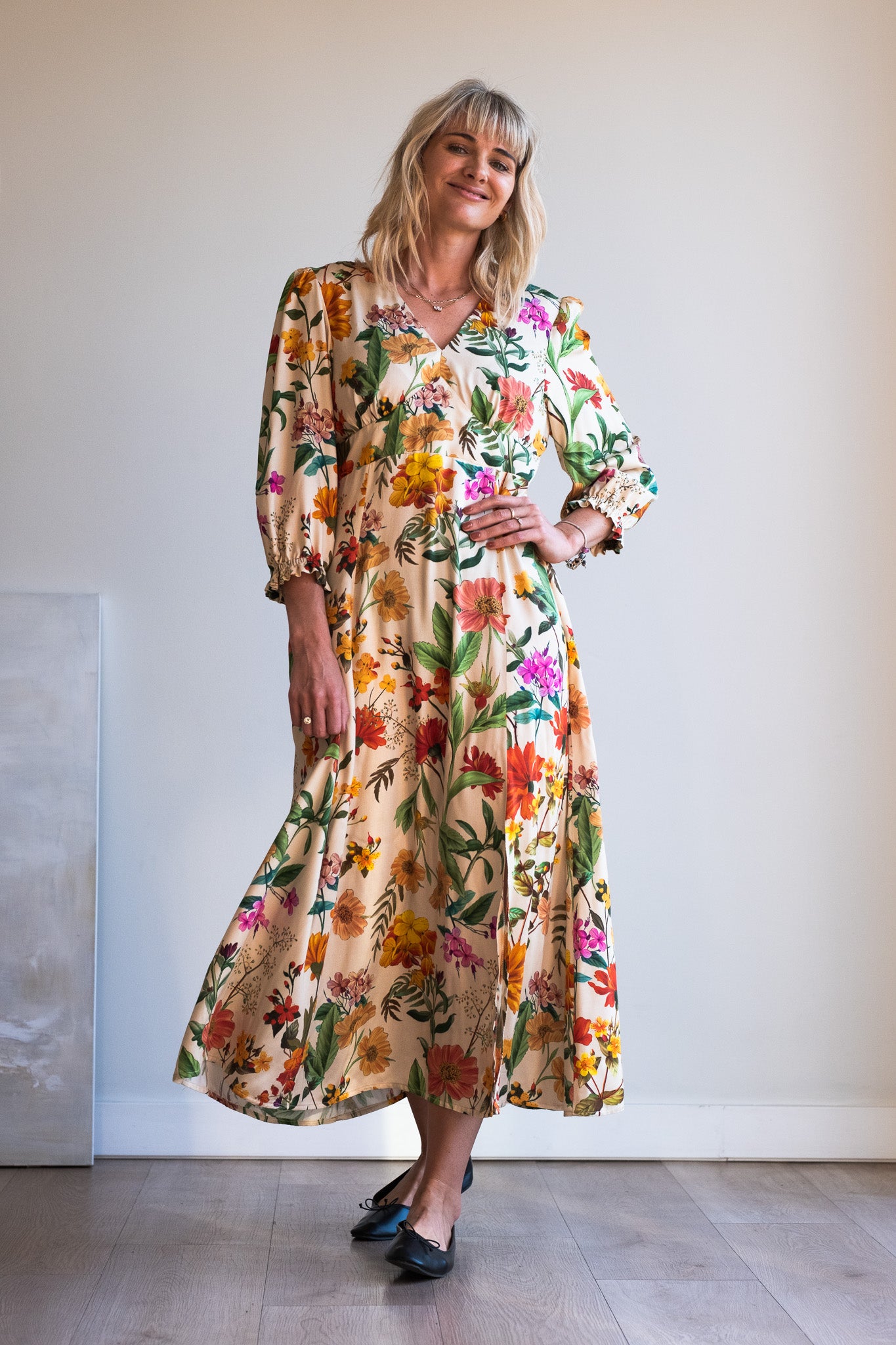 Sophia Dress - Botanical Florals