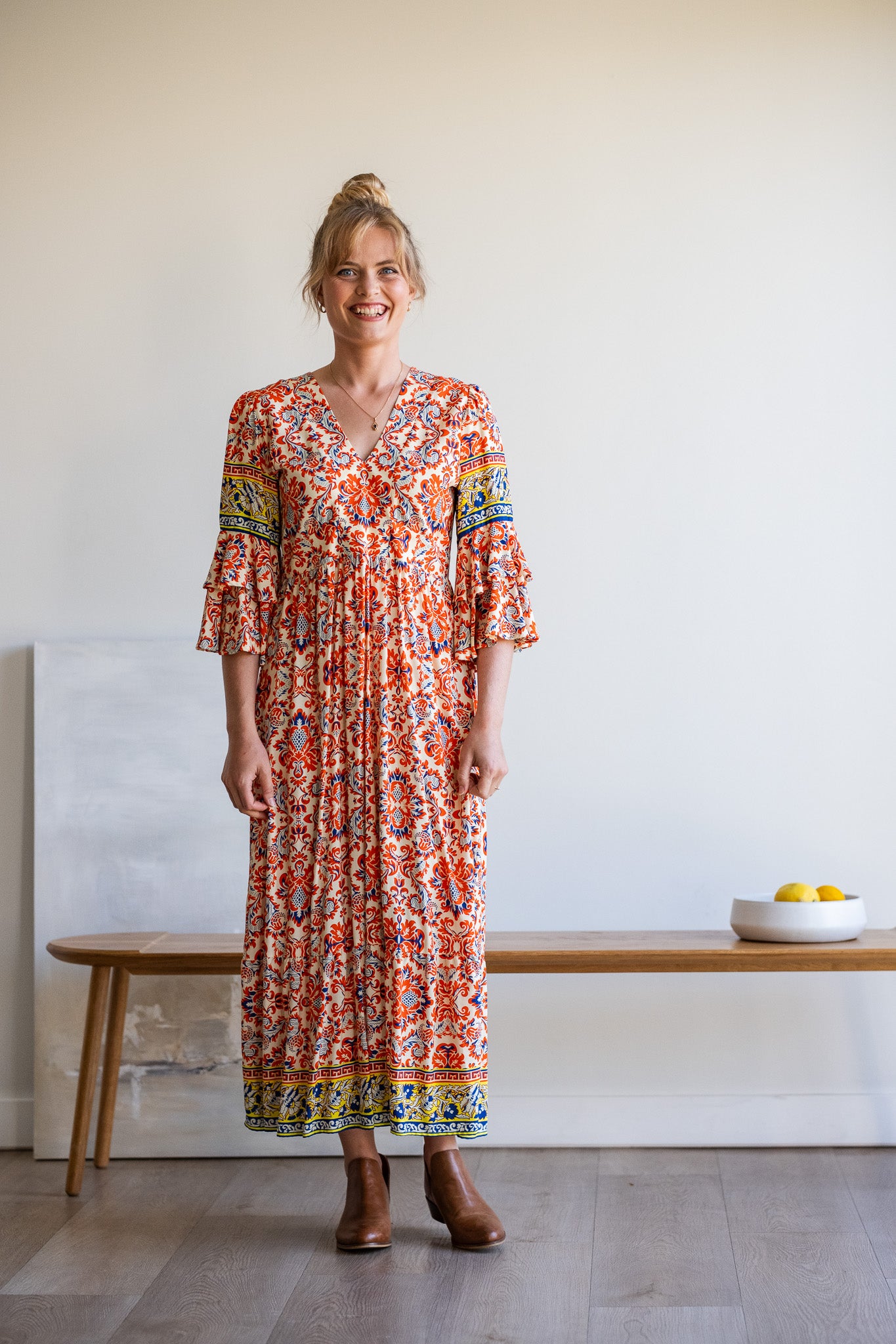 Life Dress - Orange