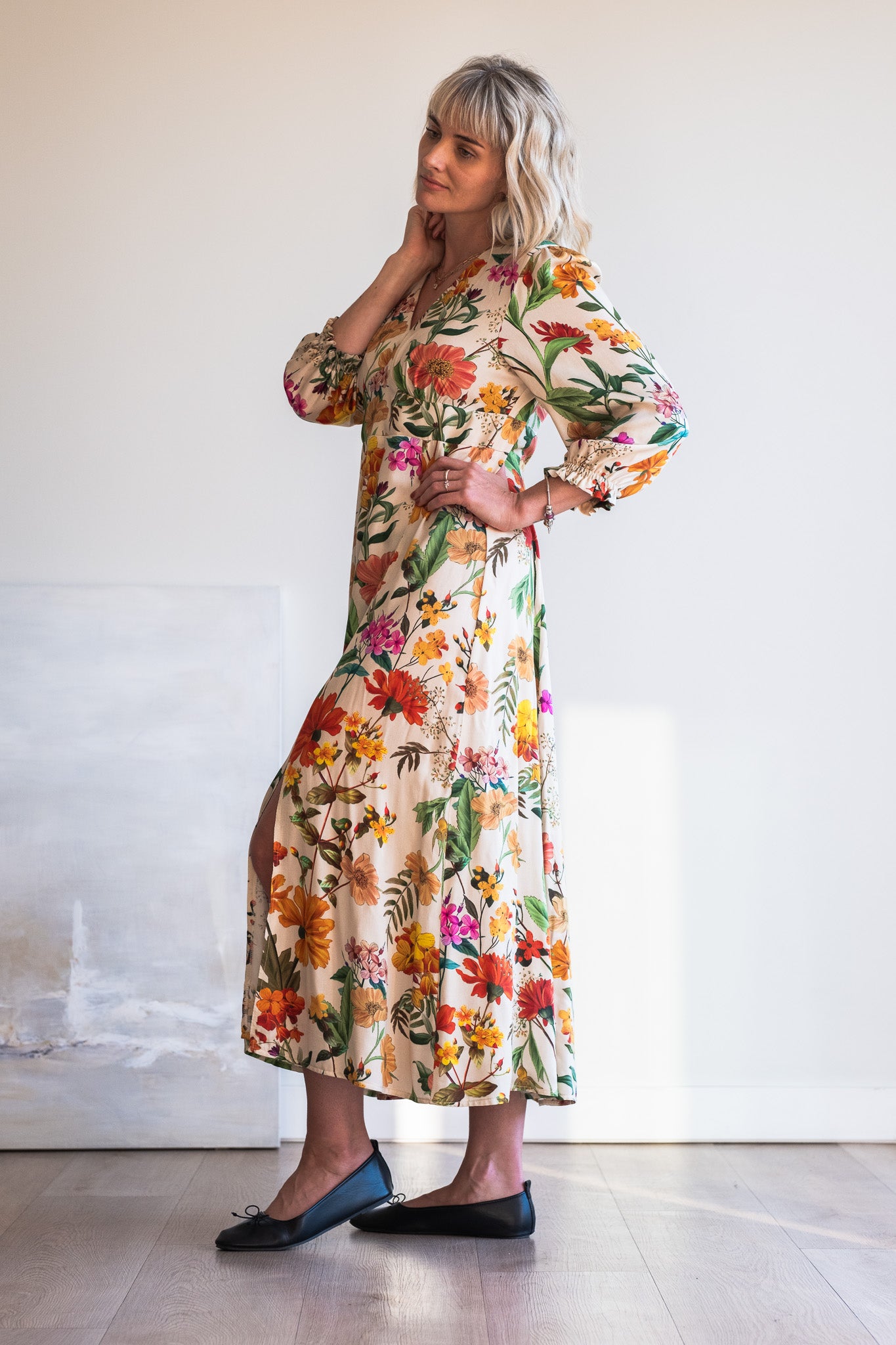 Sophia Dress - Botanical Florals