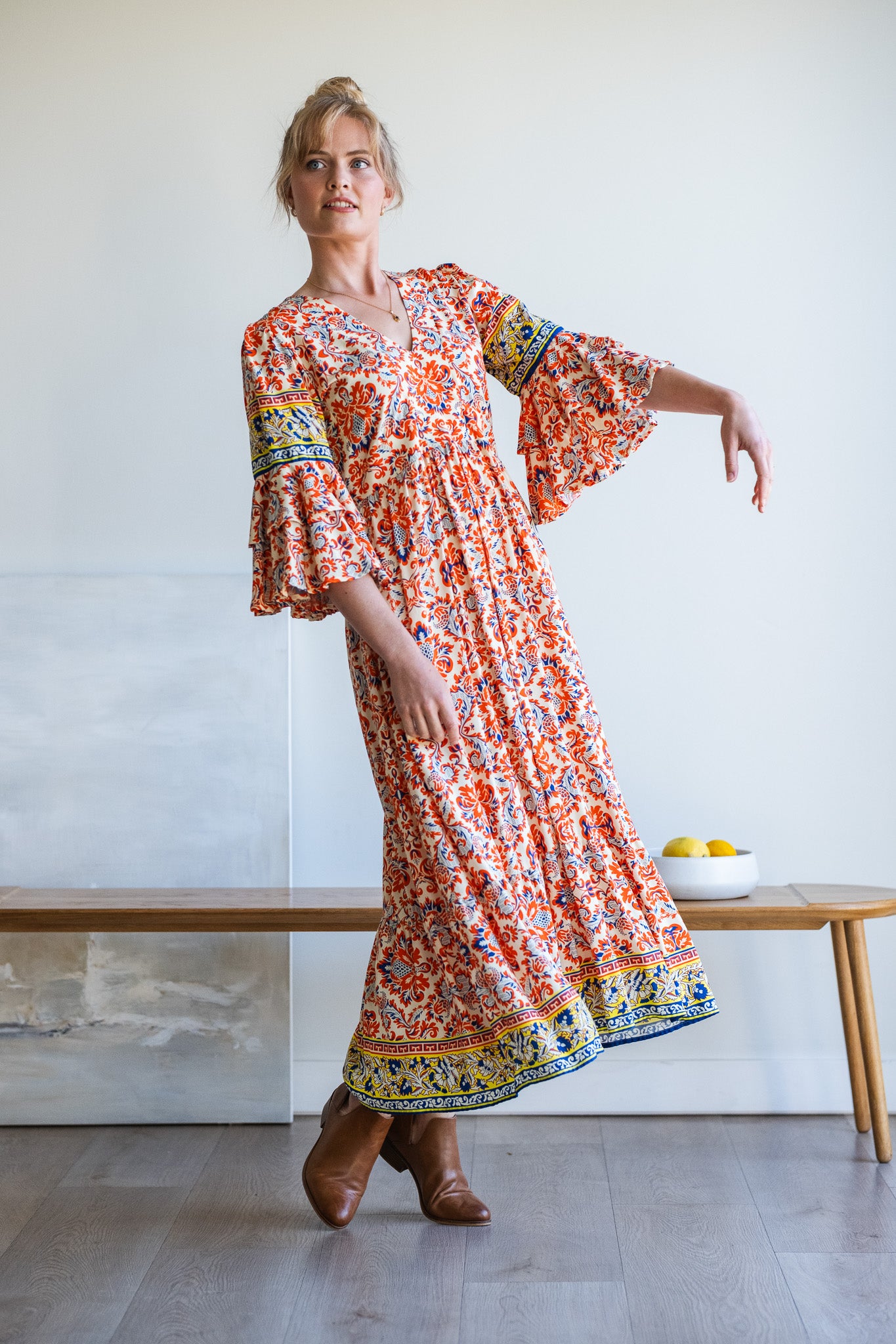 Life Dress - Orange