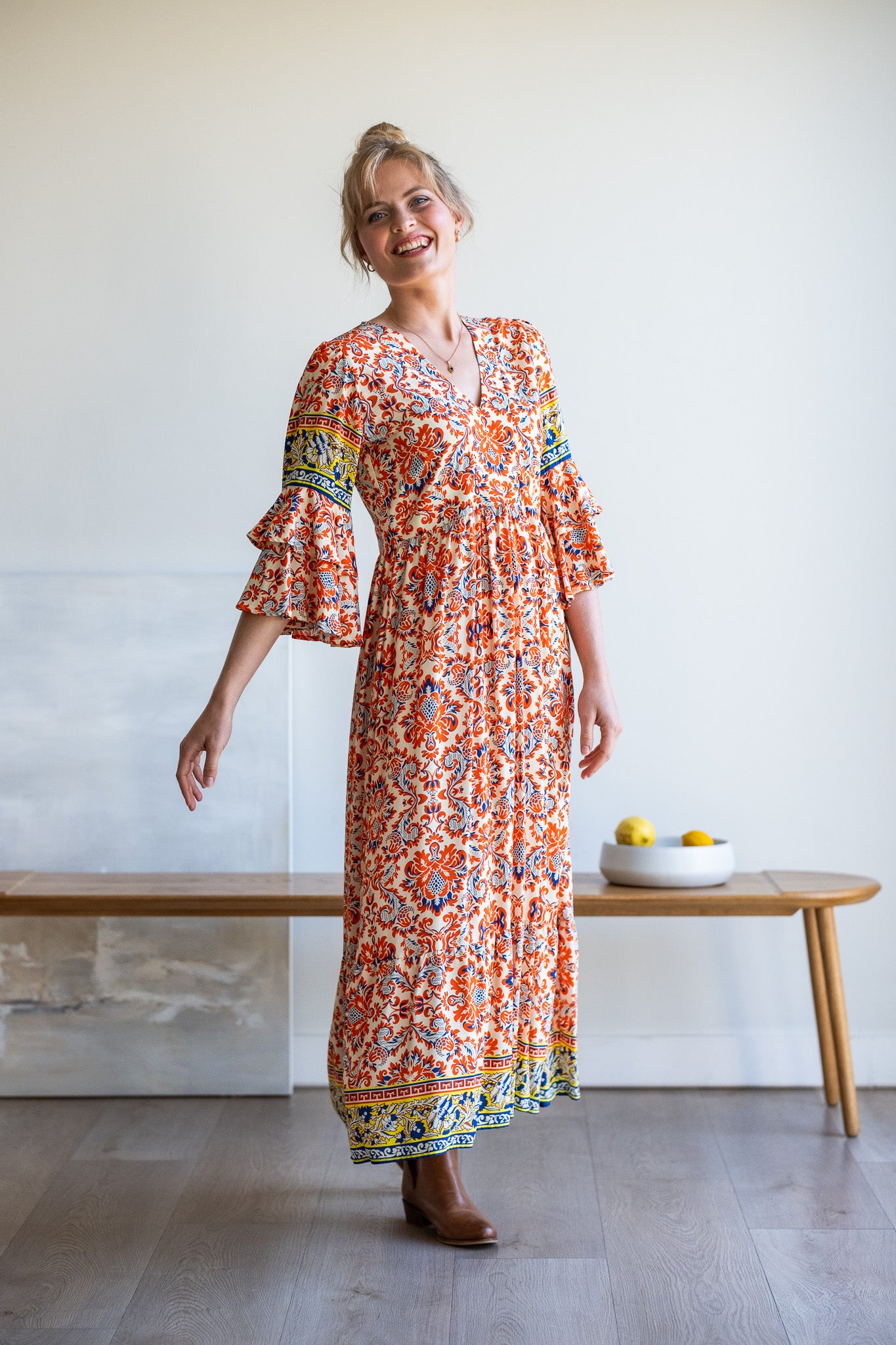 Life Dress - Orange