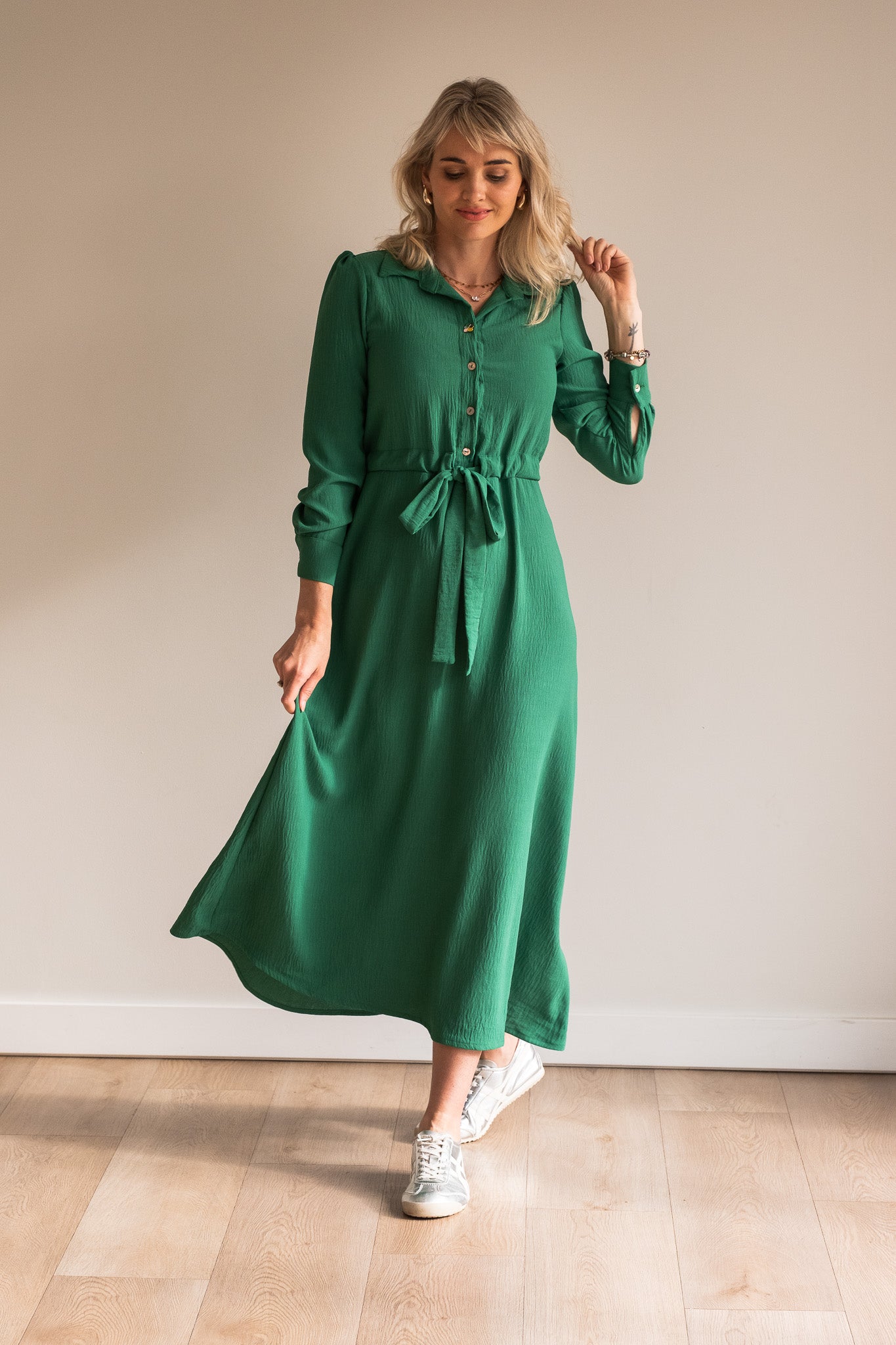Simplicity Dress - Emerald Green