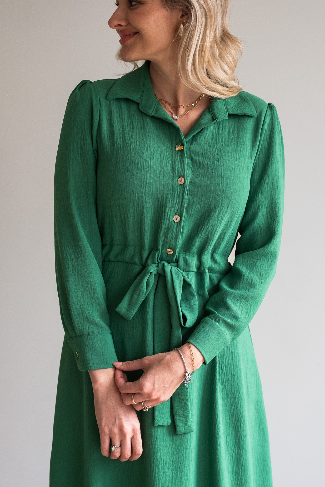 Simplicity Dress - Emerald Green