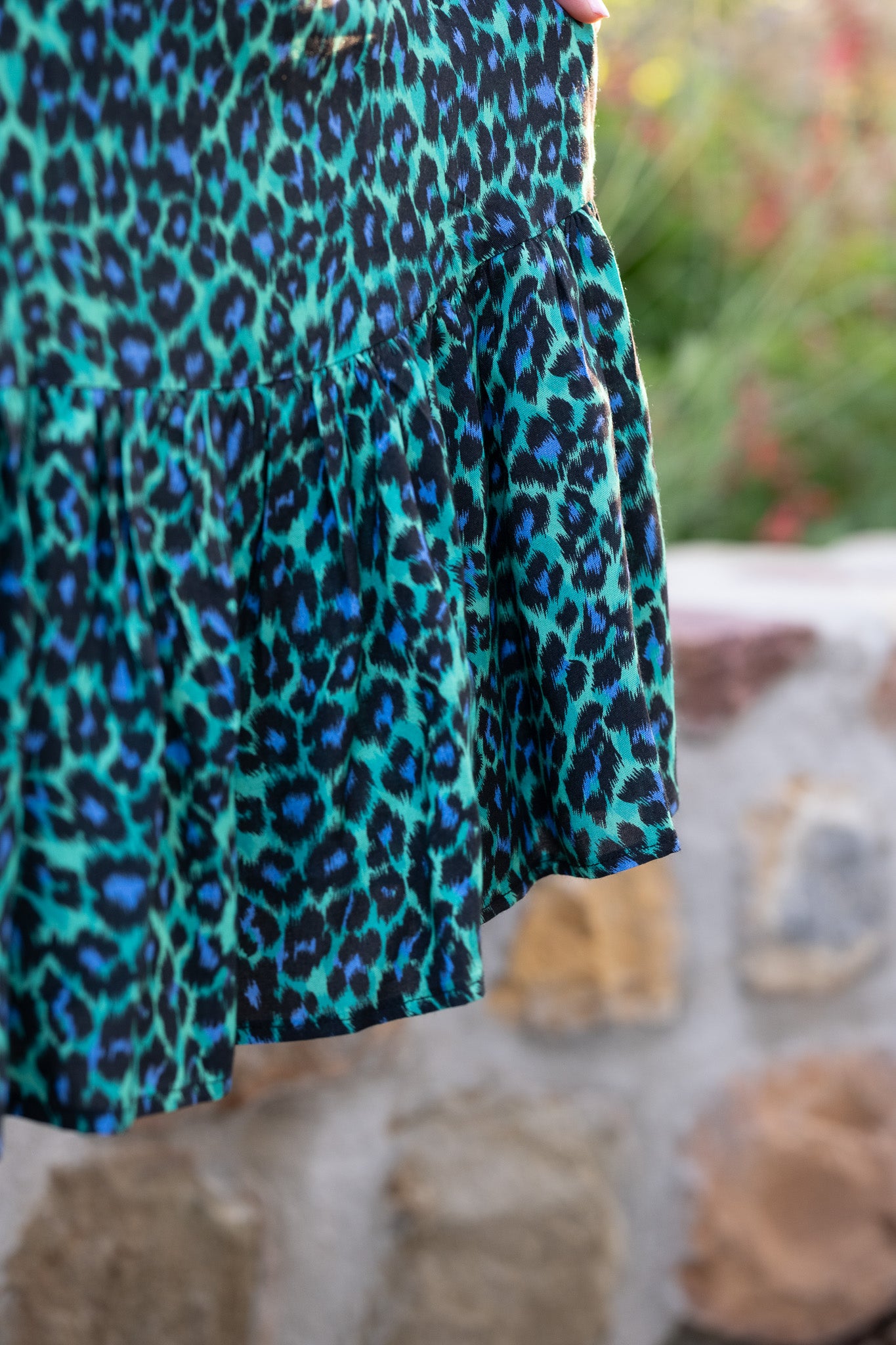 Create Cut-out Dress - Green