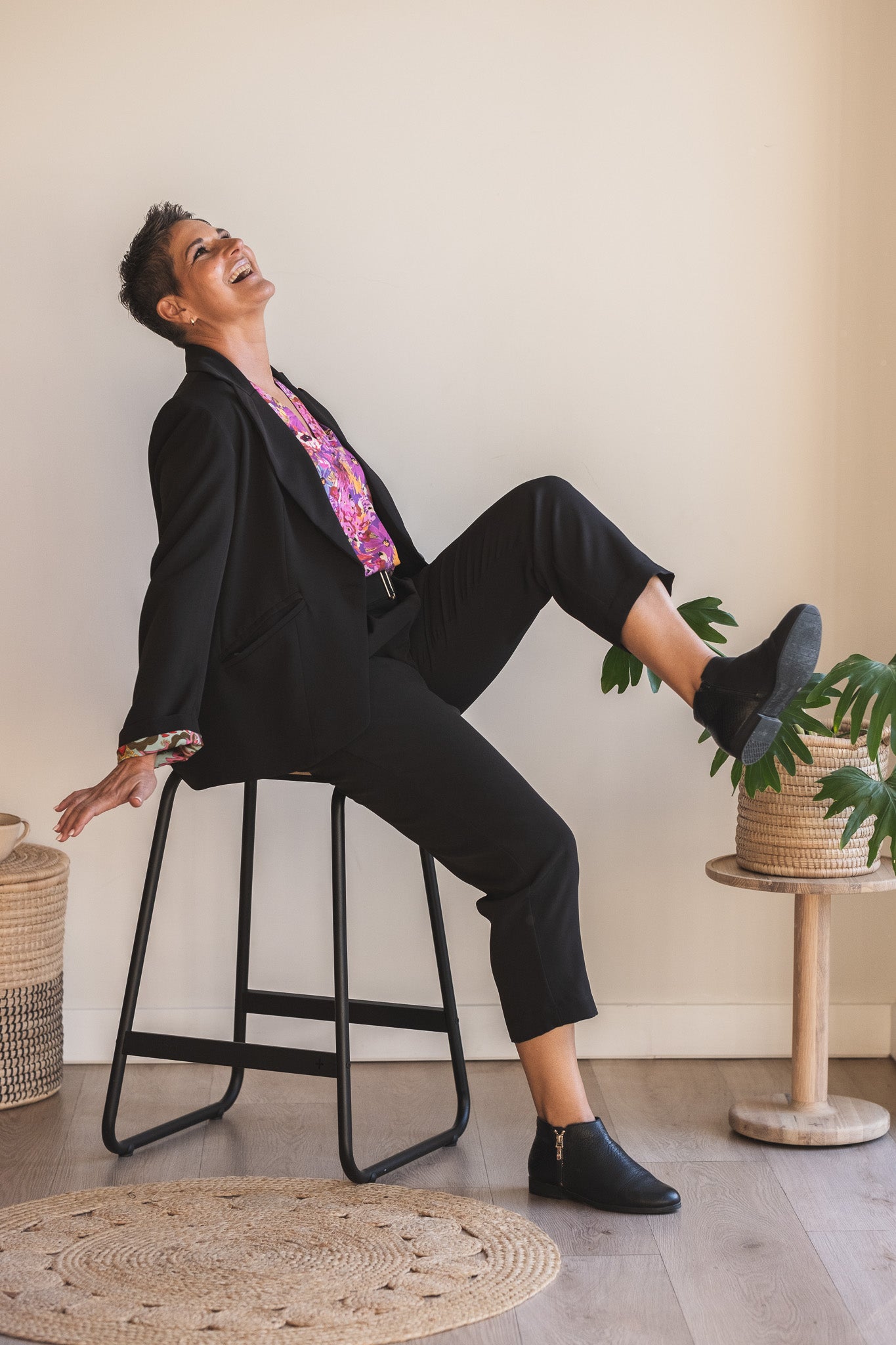 Salomé Suit Blazer - Black