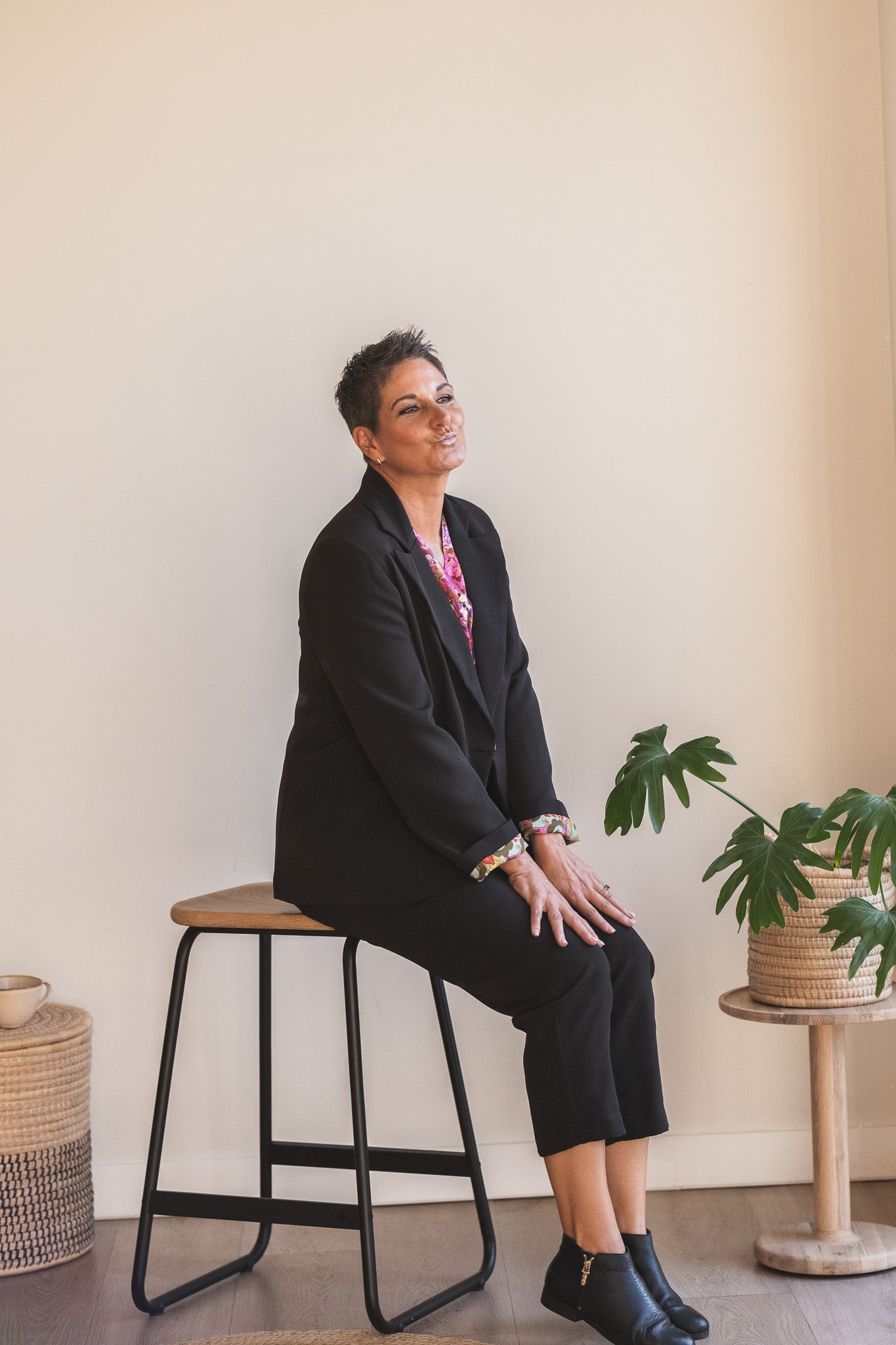 Salomé Suit Blazer - Black