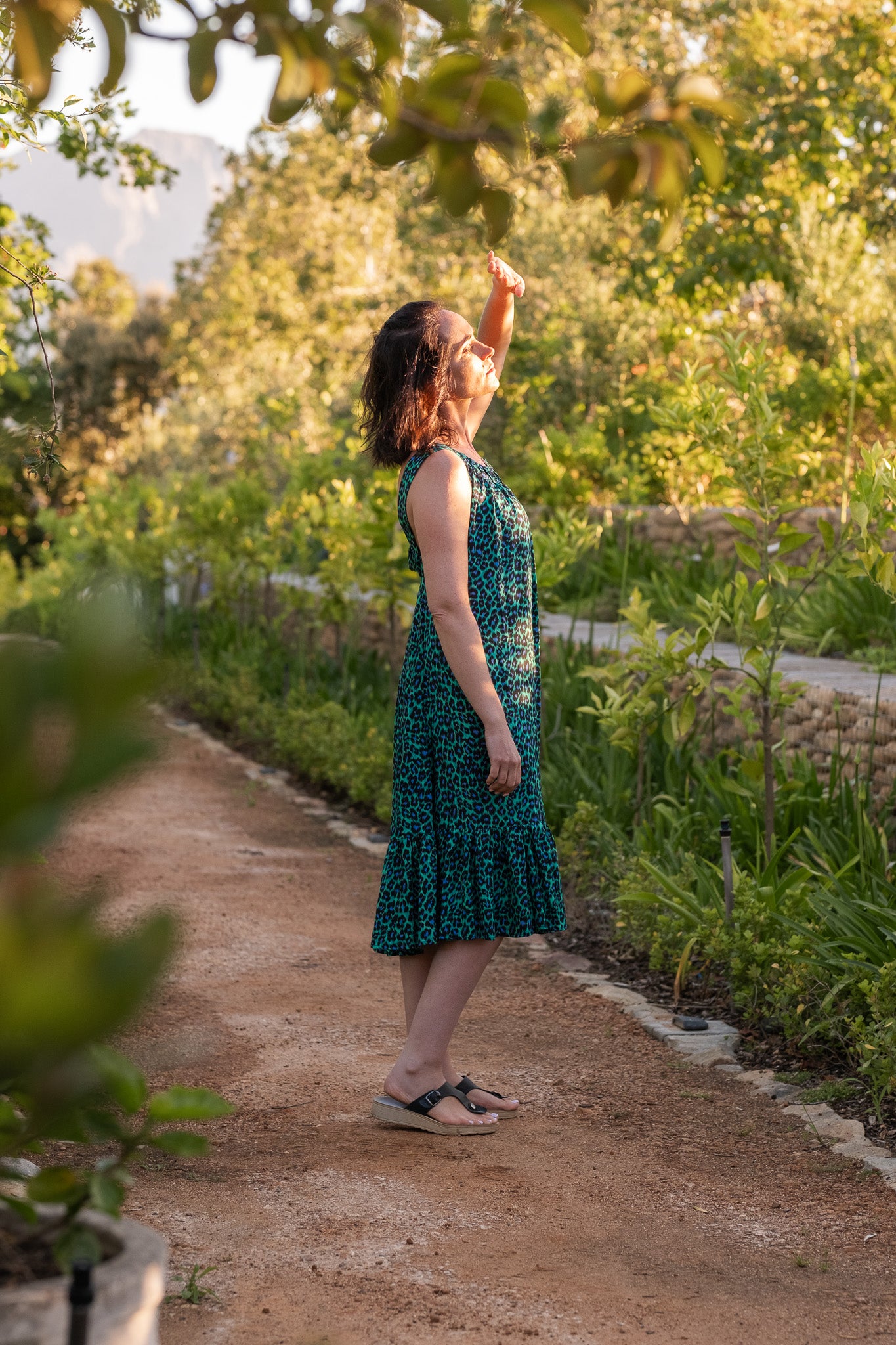 Create Cut-out Dress - Green