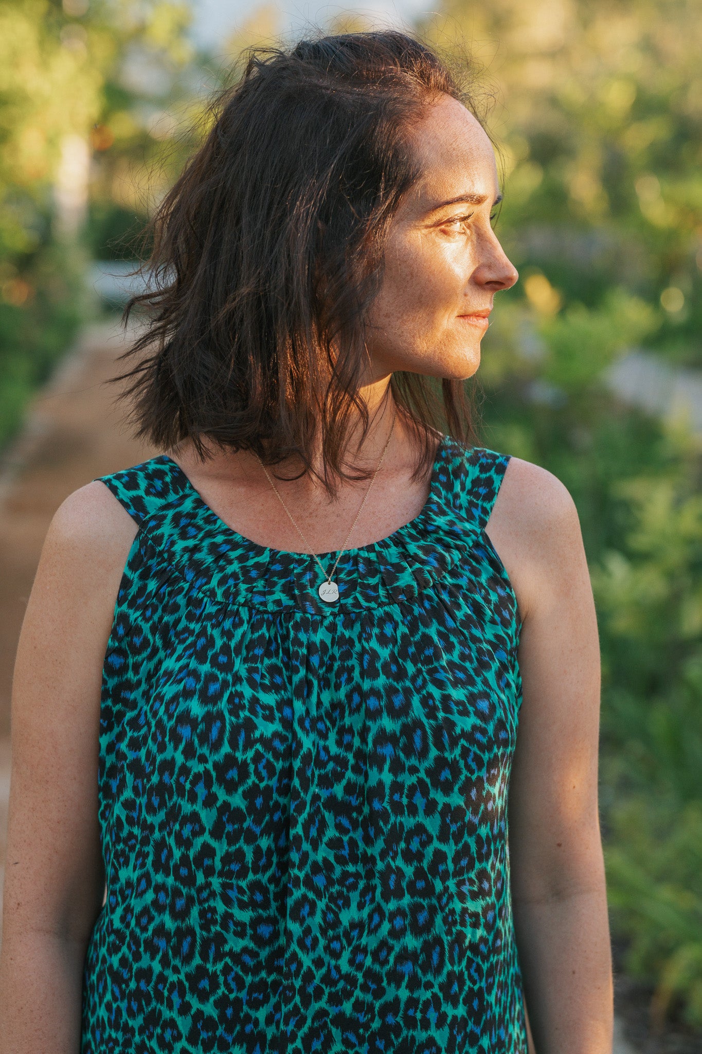 Create Cut-out Dress - Green