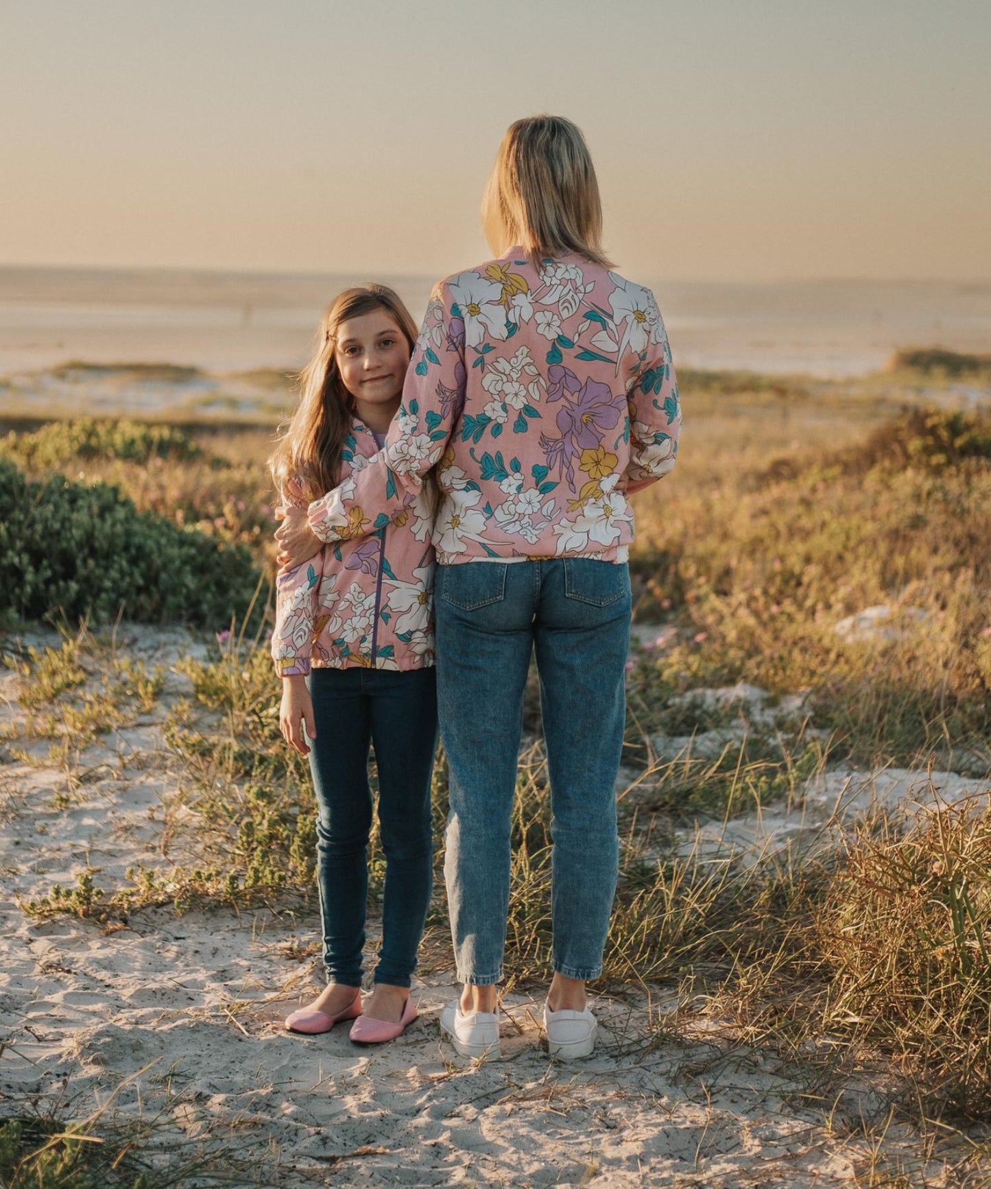Little Full-of-life Floral Bomber Jacket
