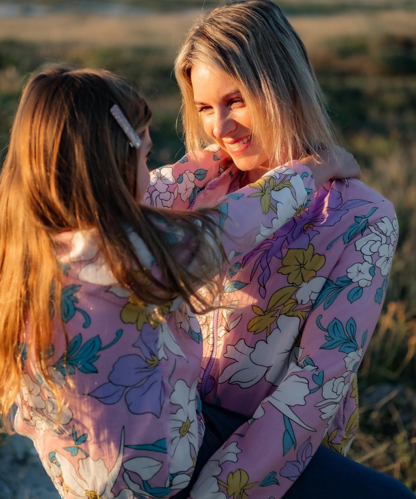 Little Full-of-life Floral Bomber Jacket