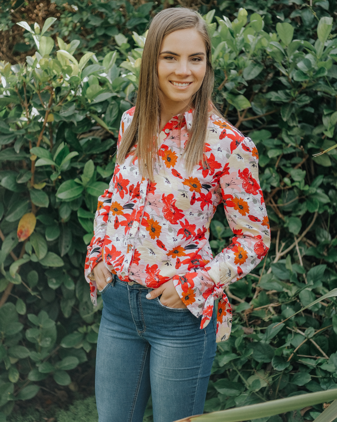 Be Still Floral Blouse