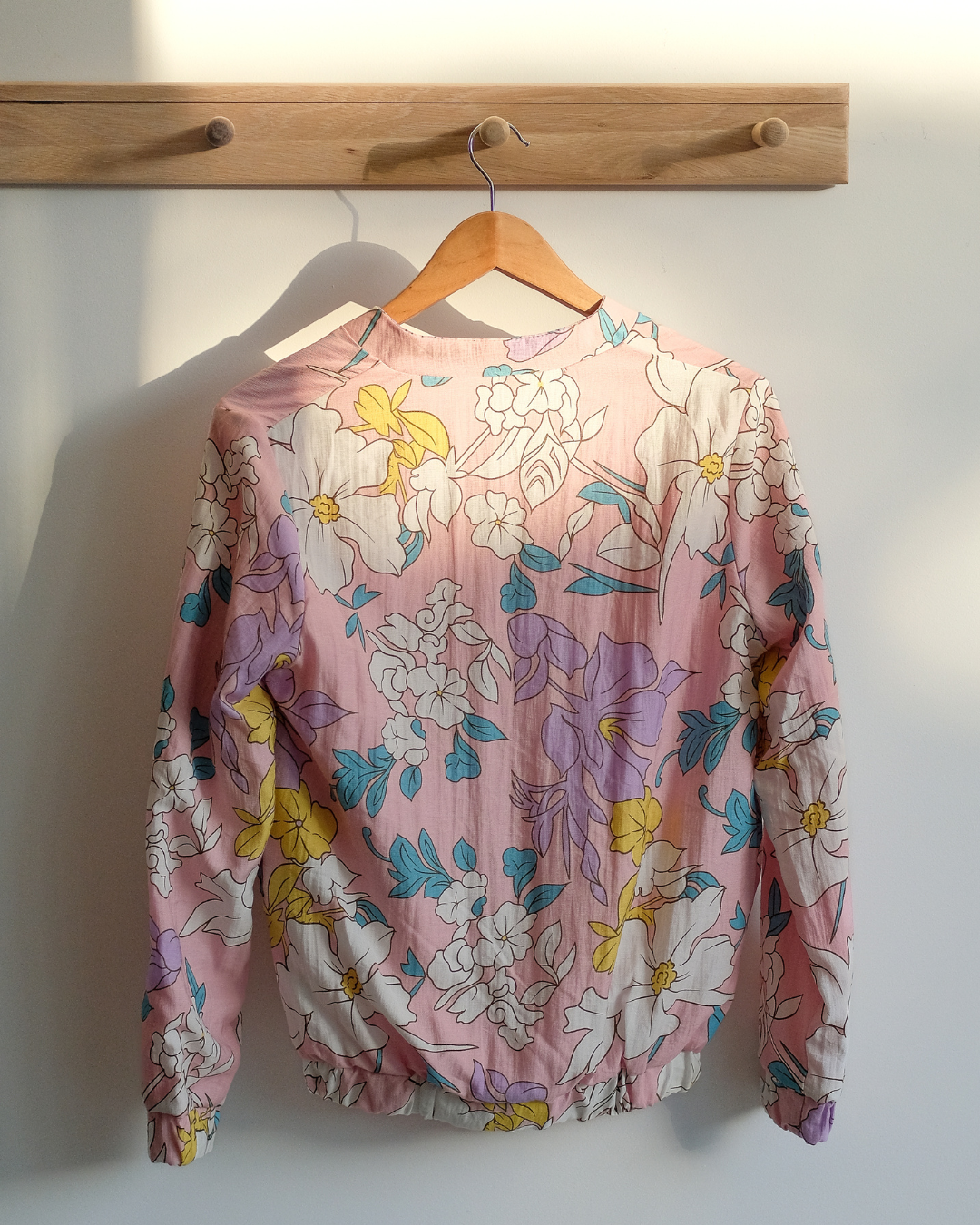 Little Full-of-life Floral Bomber Jacket