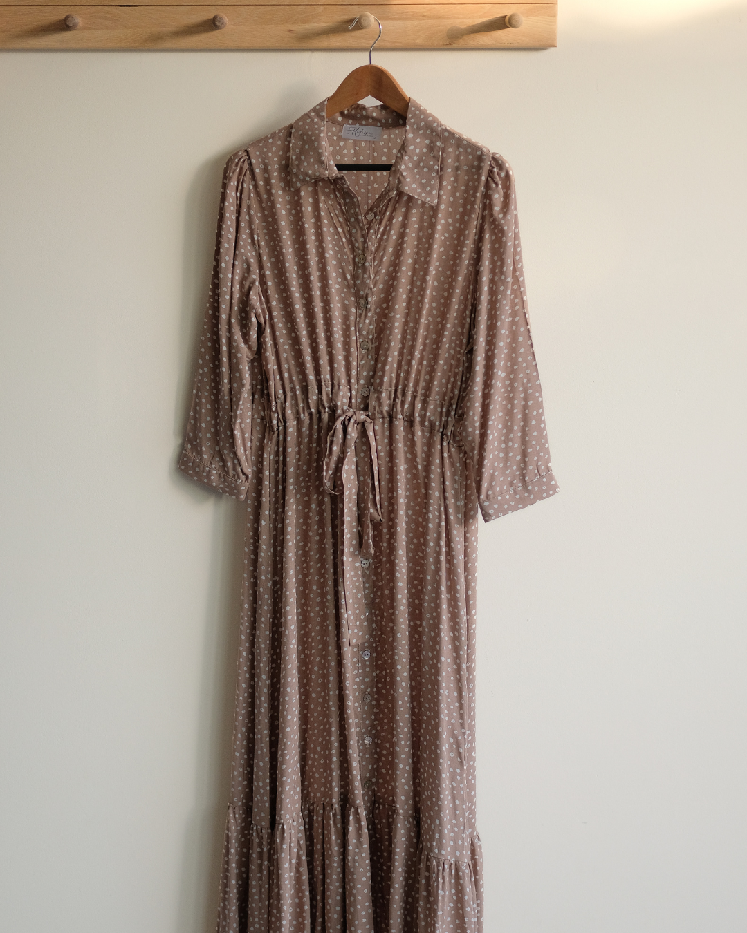 Spotted Button-through Dress