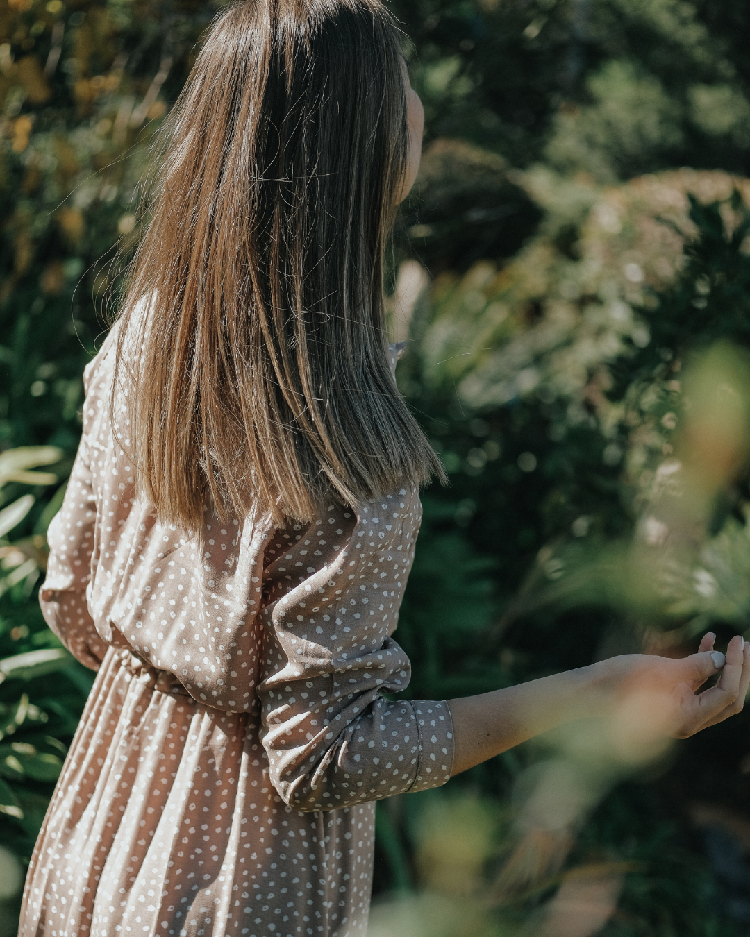Spotted Button-through Dress
