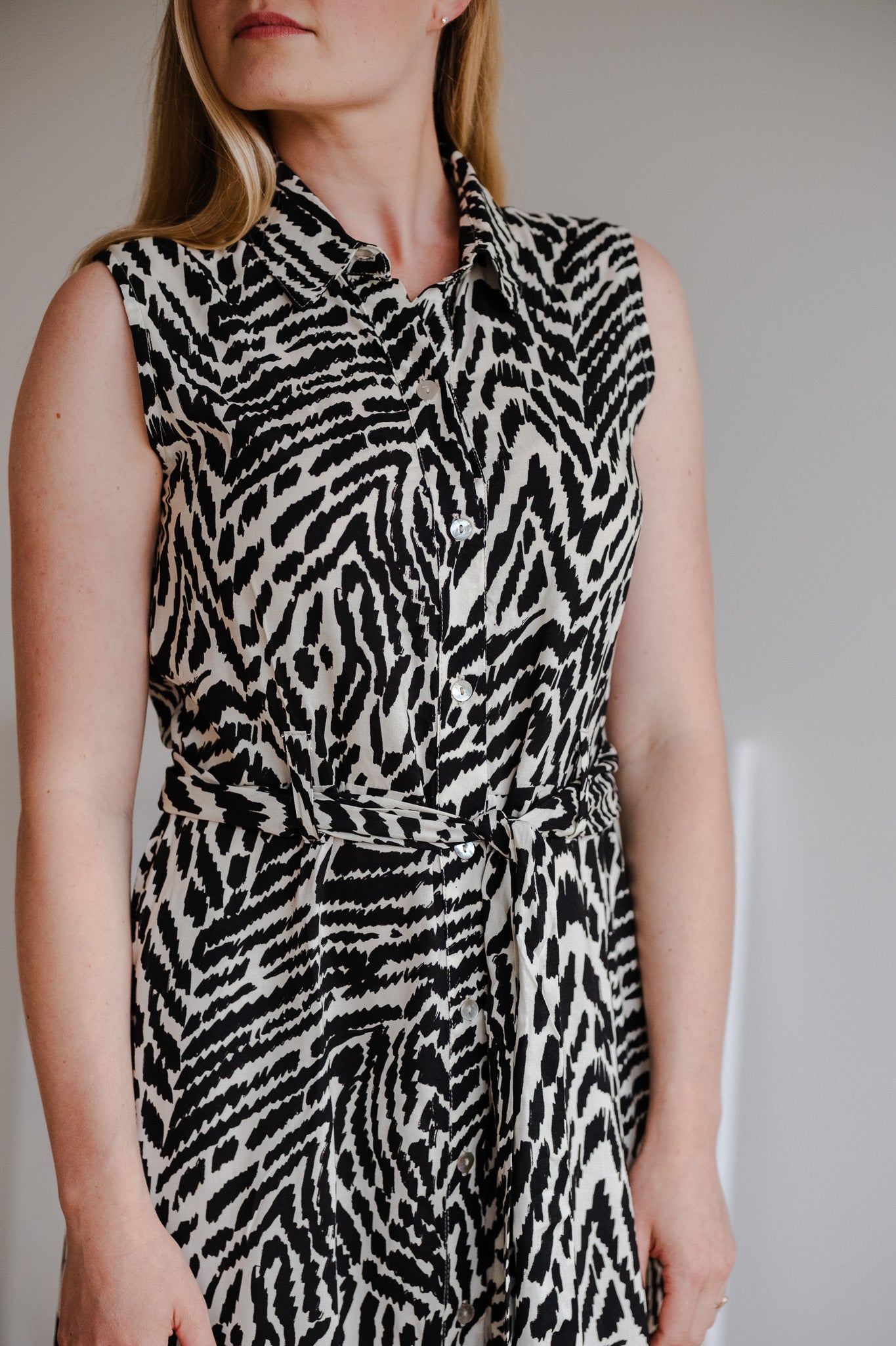 Light Dress - Zebra print