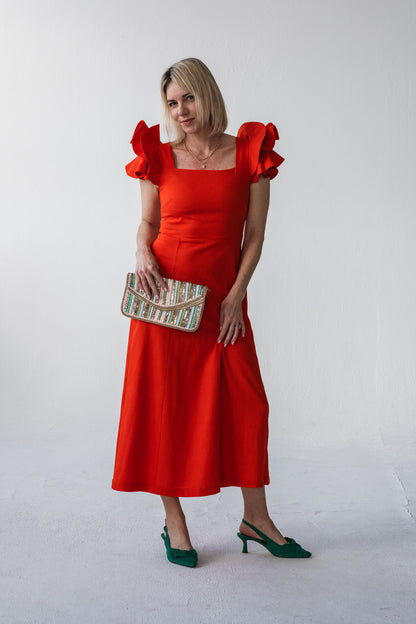 Inspiration Dress - Jaret Tangerine