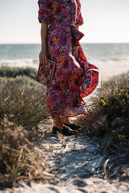 Frances Dress - Purple Floral