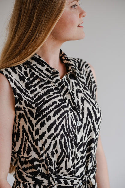 Light Dress - Zebra print