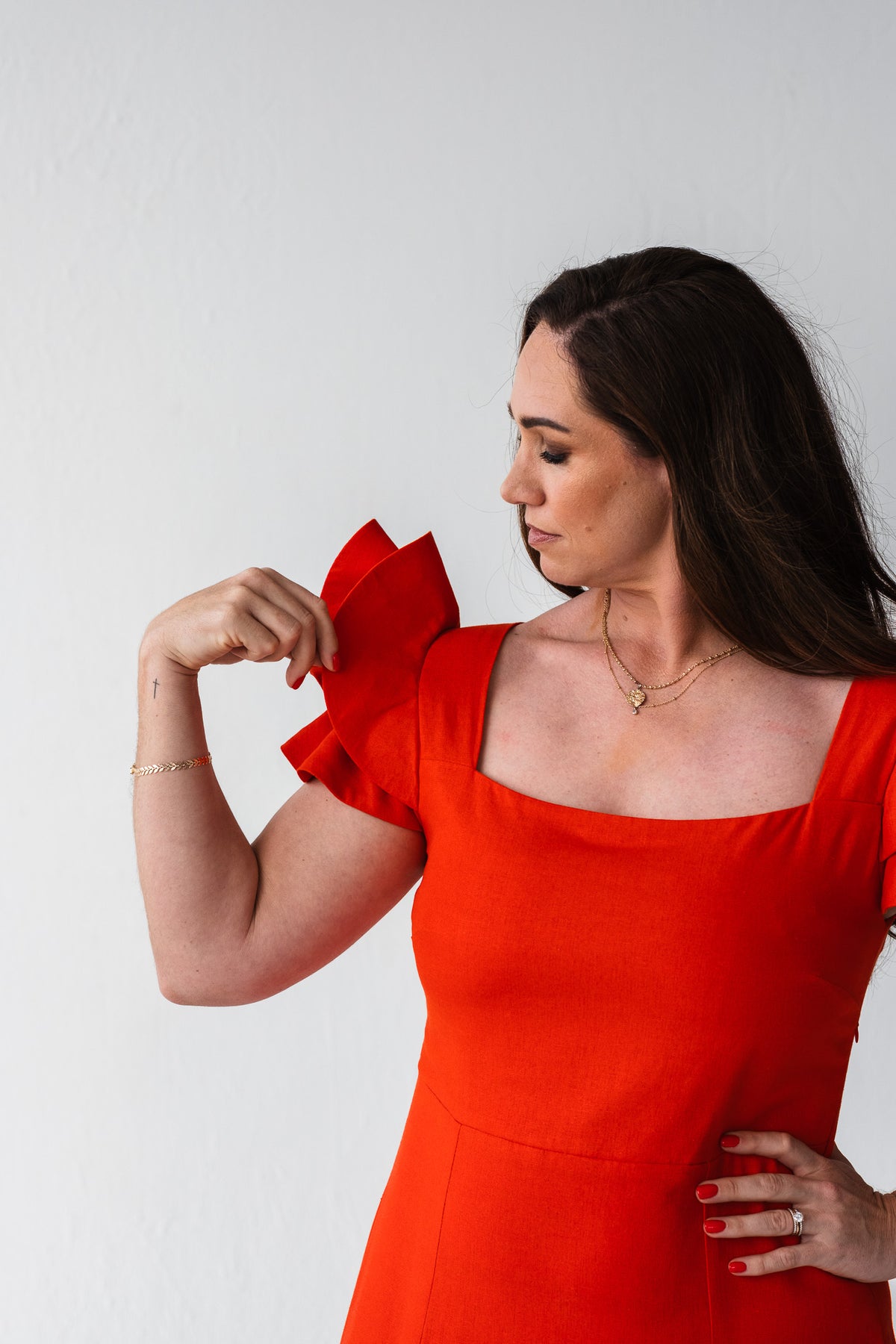 Inspiration Dress - Jaret Tangerine