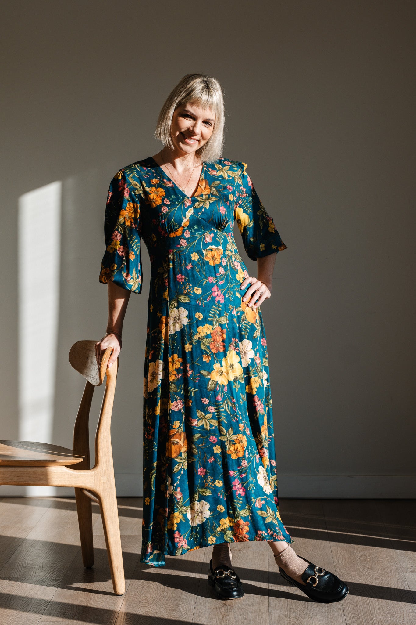 Sophia Dress - Botanical Florals