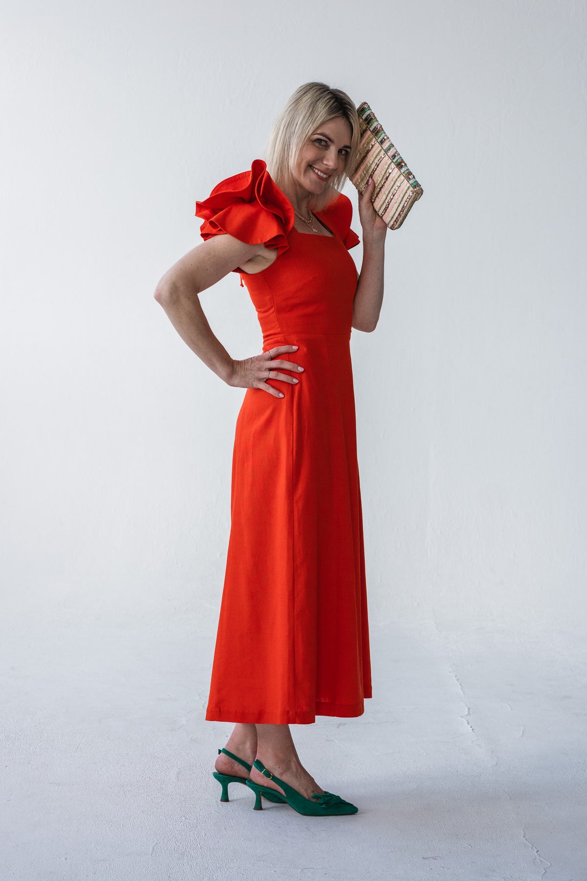 Inspiration Dress - Jaret Tangerine