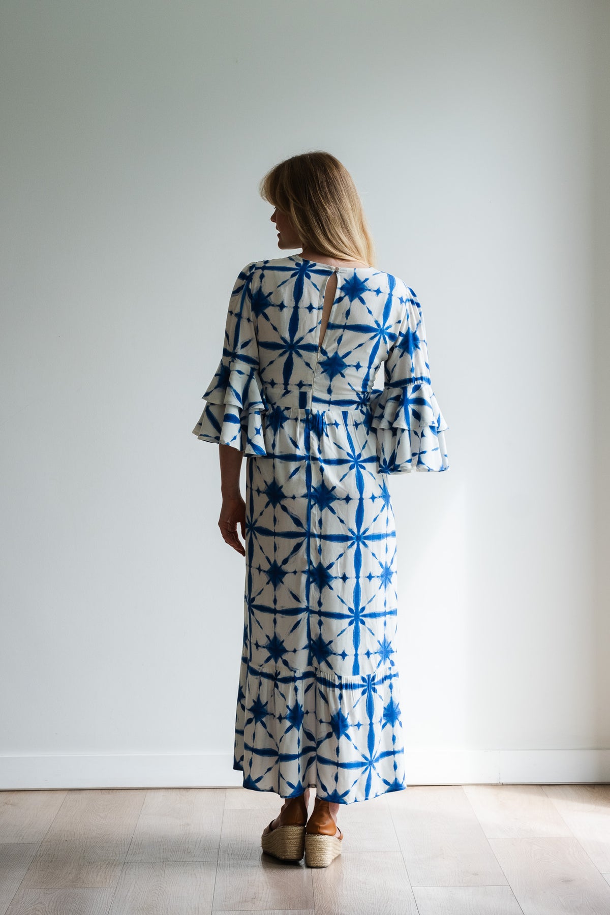 Life Dress - Blue & White