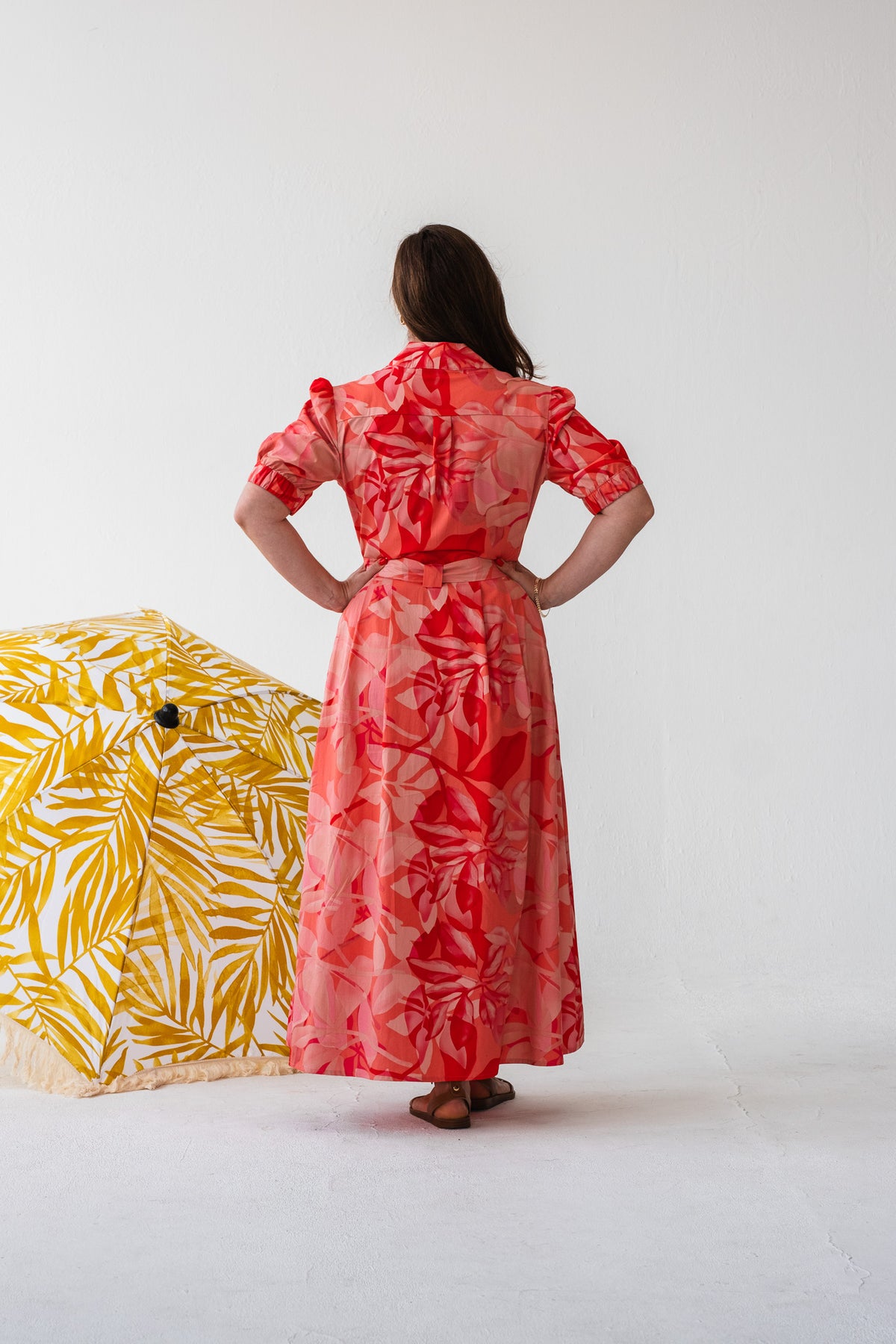 Garden Dress - Coral Shades
