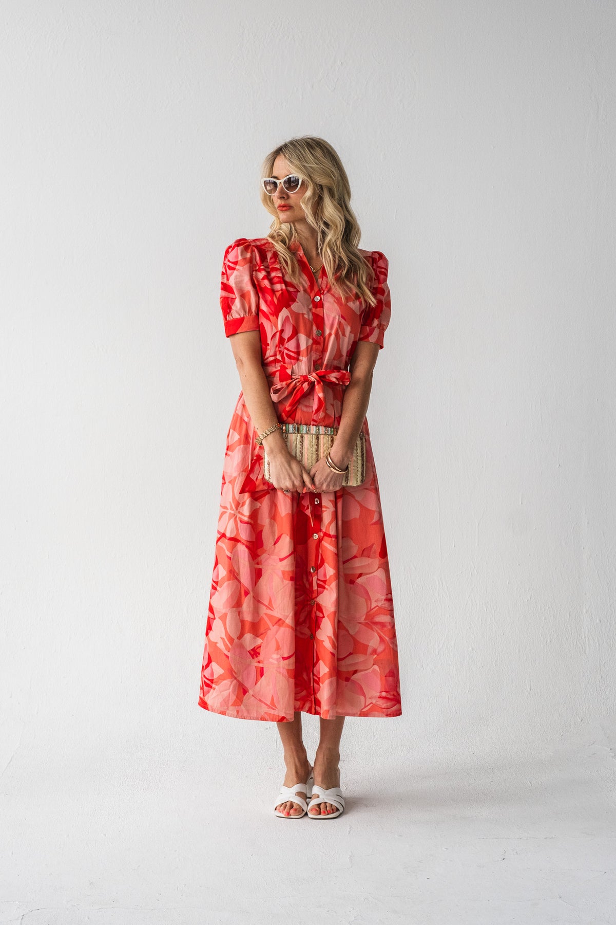 Garden Dress - Coral Shades