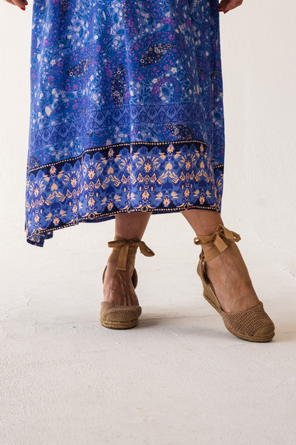 Heart Kaftan Dress - Sonay Blue